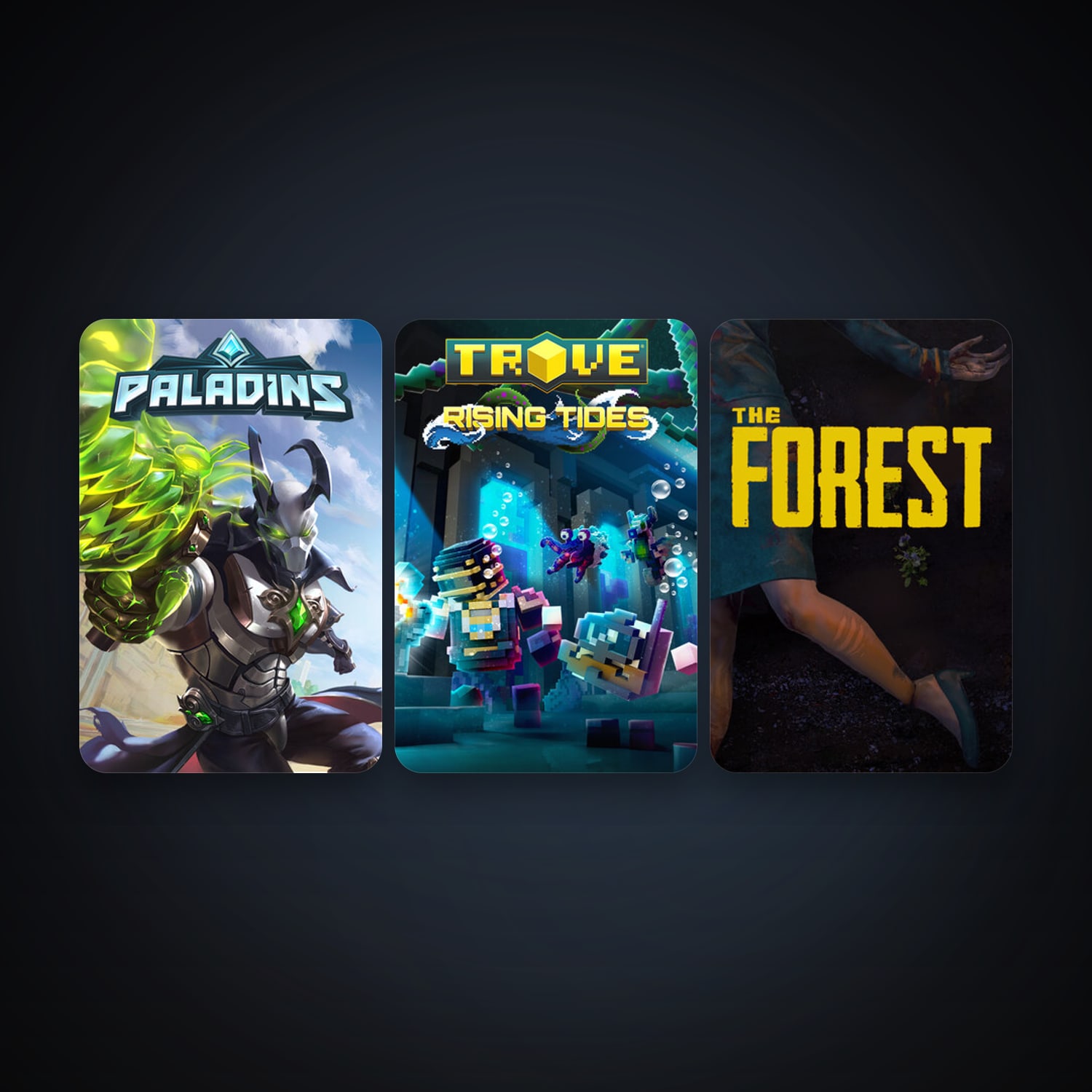 The Forest + Trove, 9 games, clean — HabibiAccounts