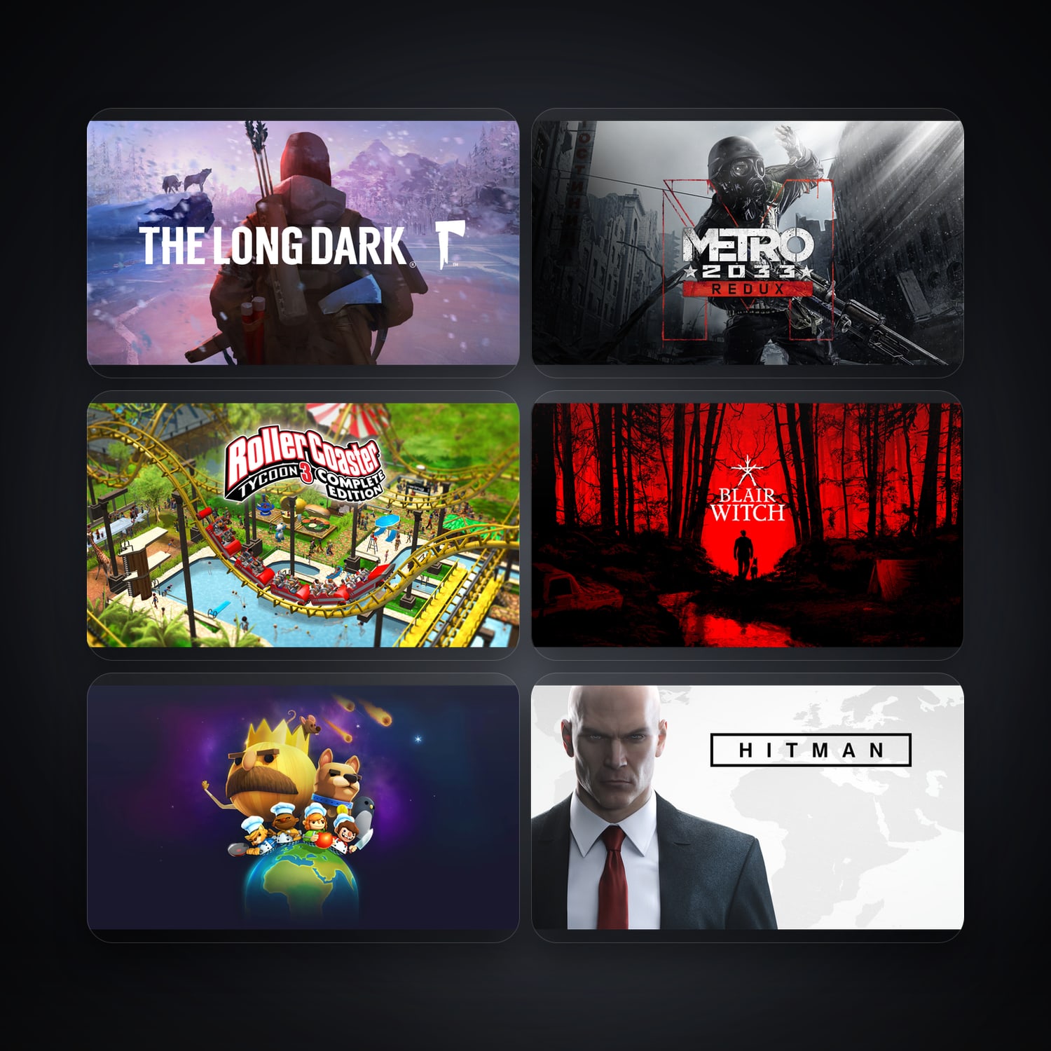 هالحساب إبك فيه The Long Dark وMetro 2033 Redux، TR، 60 ألعاب — HabibiAccounts