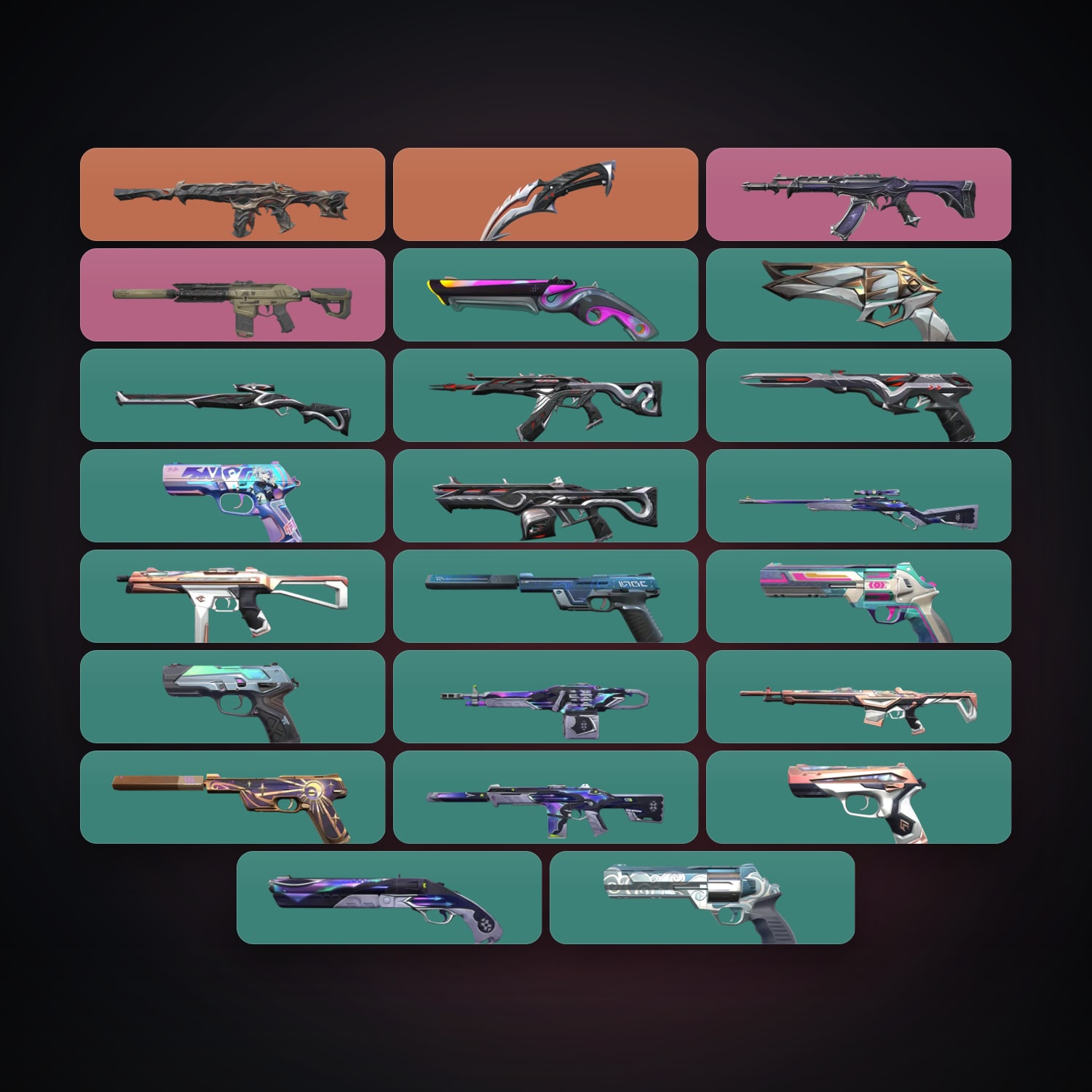 EU Plat 1 locker — 1 knives, 23 skins, lvl 210 — HabibiAccounts
