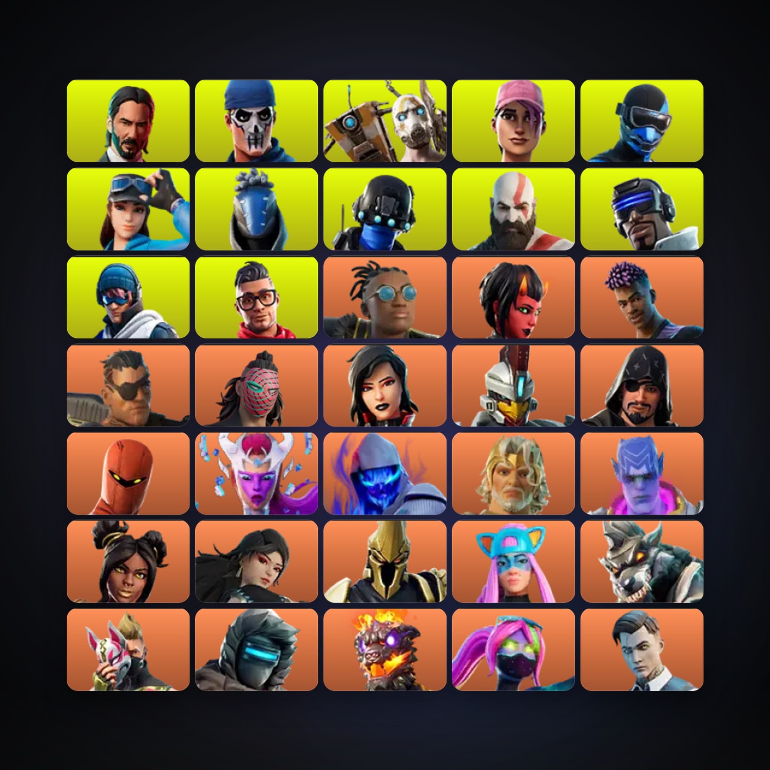 Fortnite | 537 Skins | 1K V-Bucks | Level 4784 | 1.2K Wins — HabibiAccounts