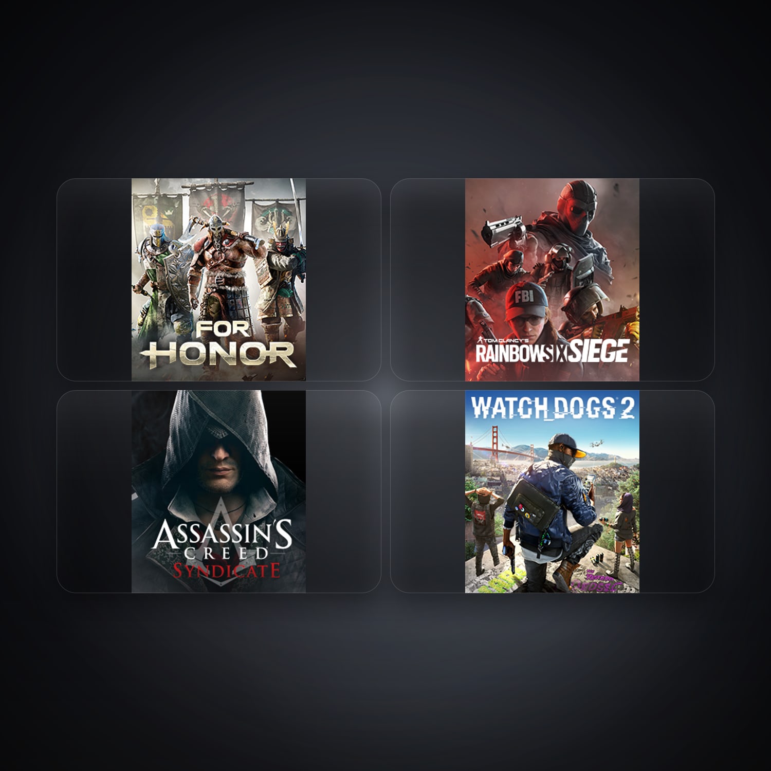 Ubisoft For Honor + Tom Clancy's Rainbow Six Siege (Steam) — TH — 5 games — HabibiAccounts
