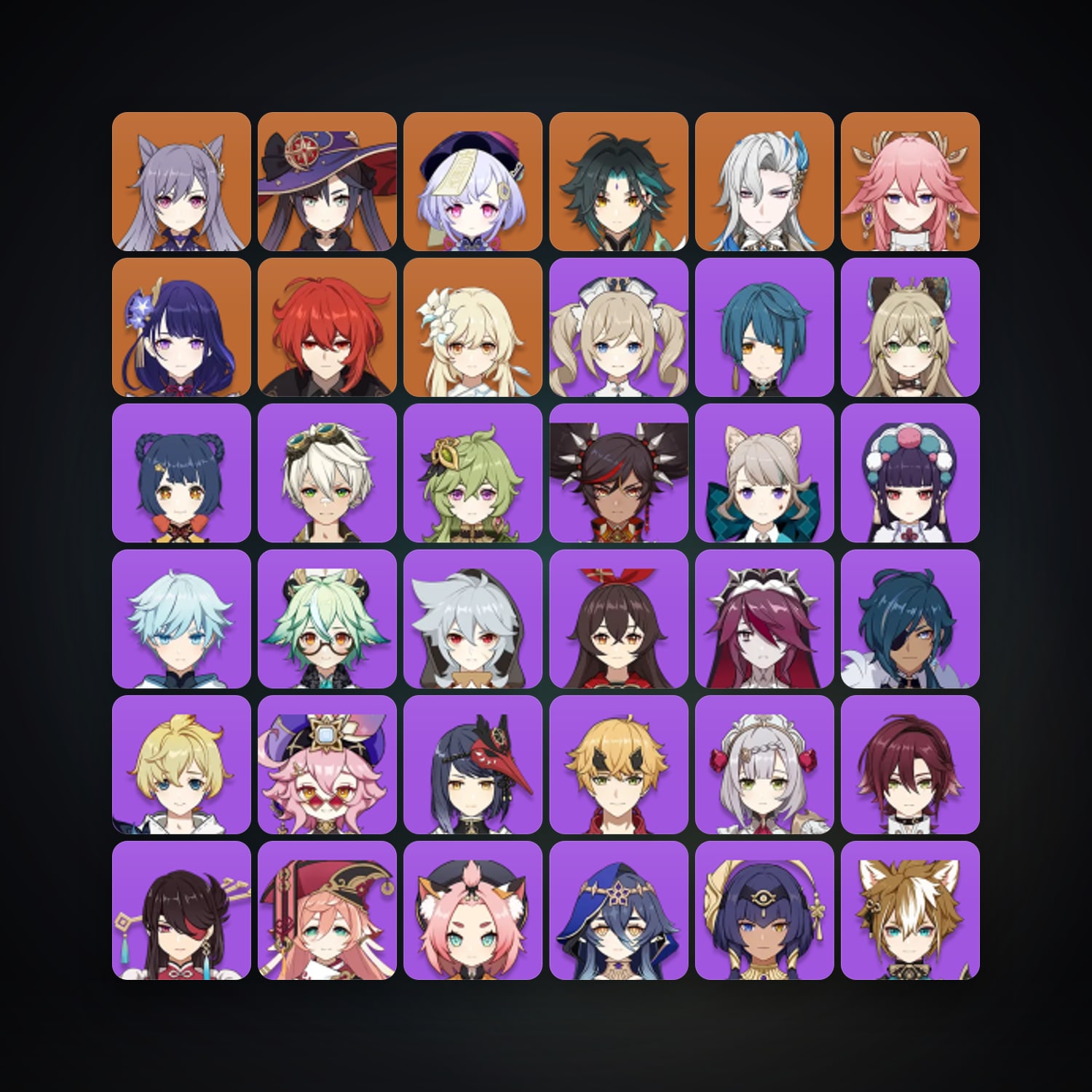 Genshin Impact | AR 53 | 39 Chars | 8× 5★ — Genshin / miHoYo Account — HabibiAccounts