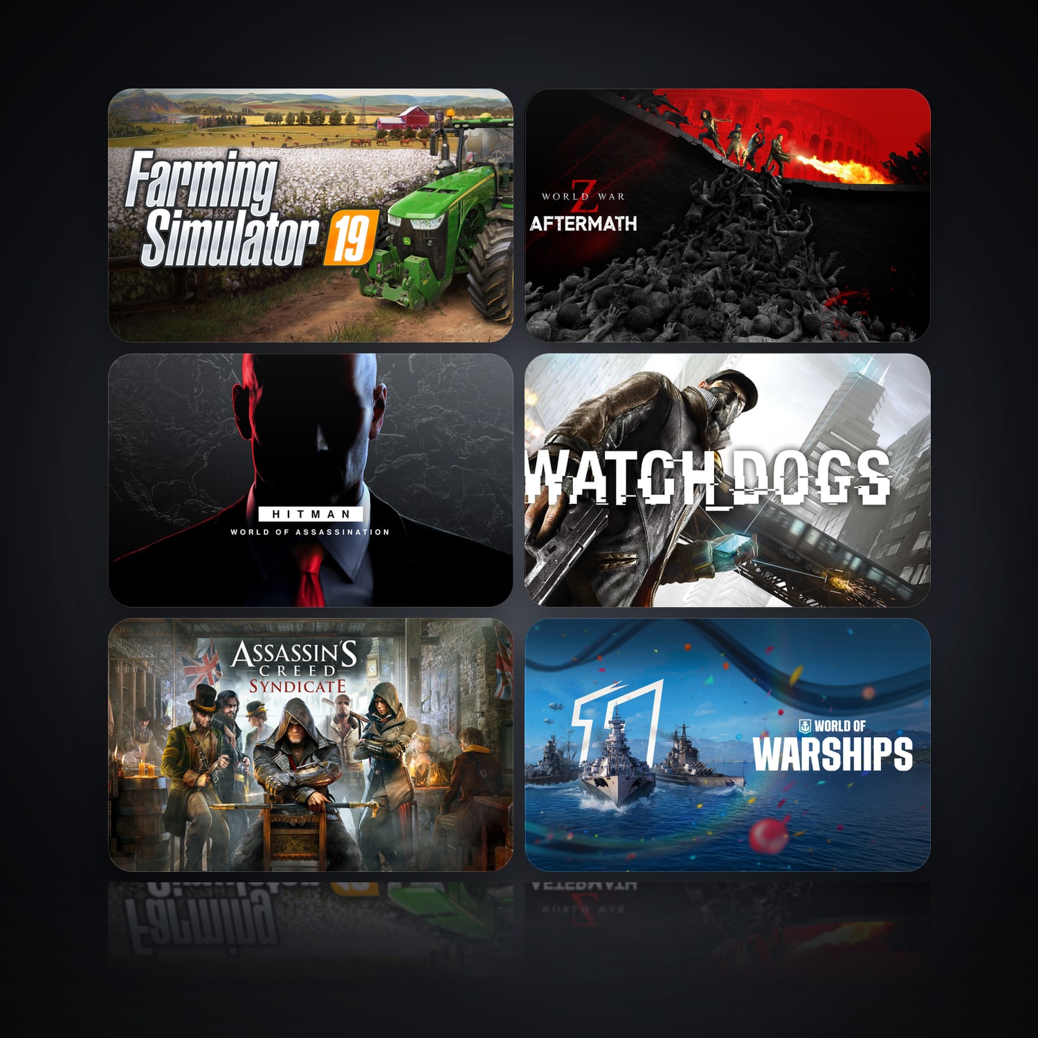Farming Simulator 19 & World War Z | 69 لعبة — HabibiAccounts