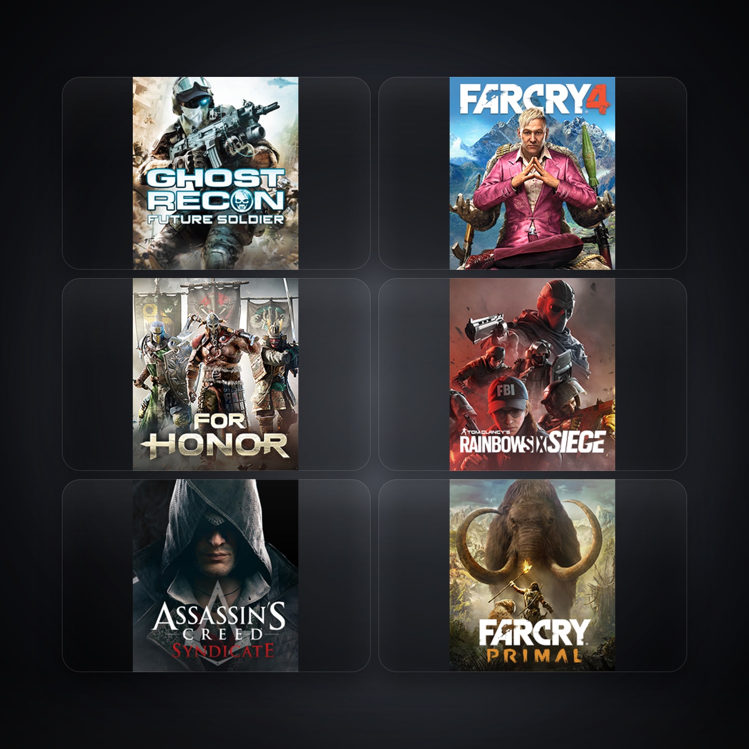 Tom Clancy's Ghost Recon Future Soldier & Far Cry 4 | 7 Games — HabibiAccounts