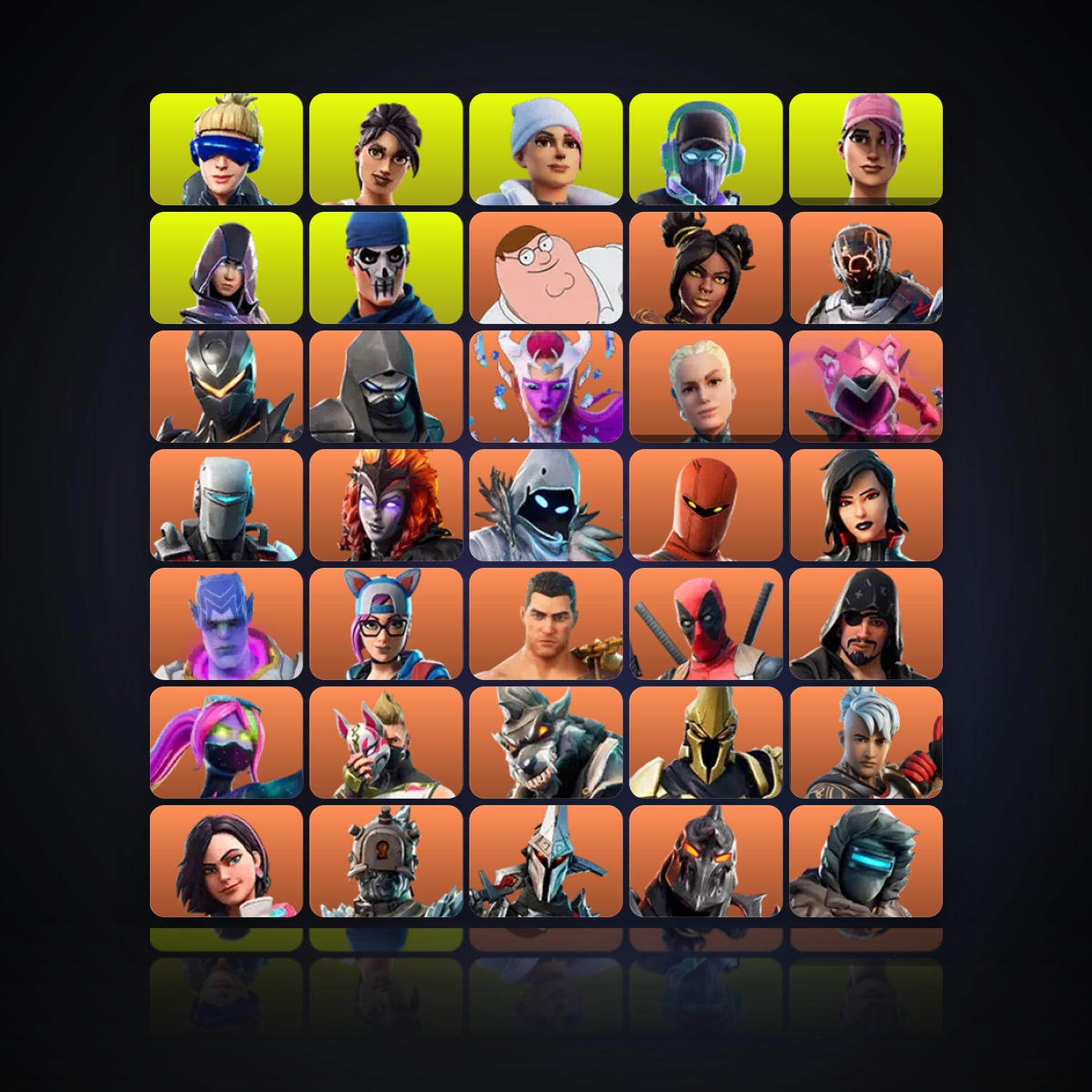 Fortnite | 267 Skins | 500 V-Bucks | Level 3241 | 470 Wins — HabibiAccounts