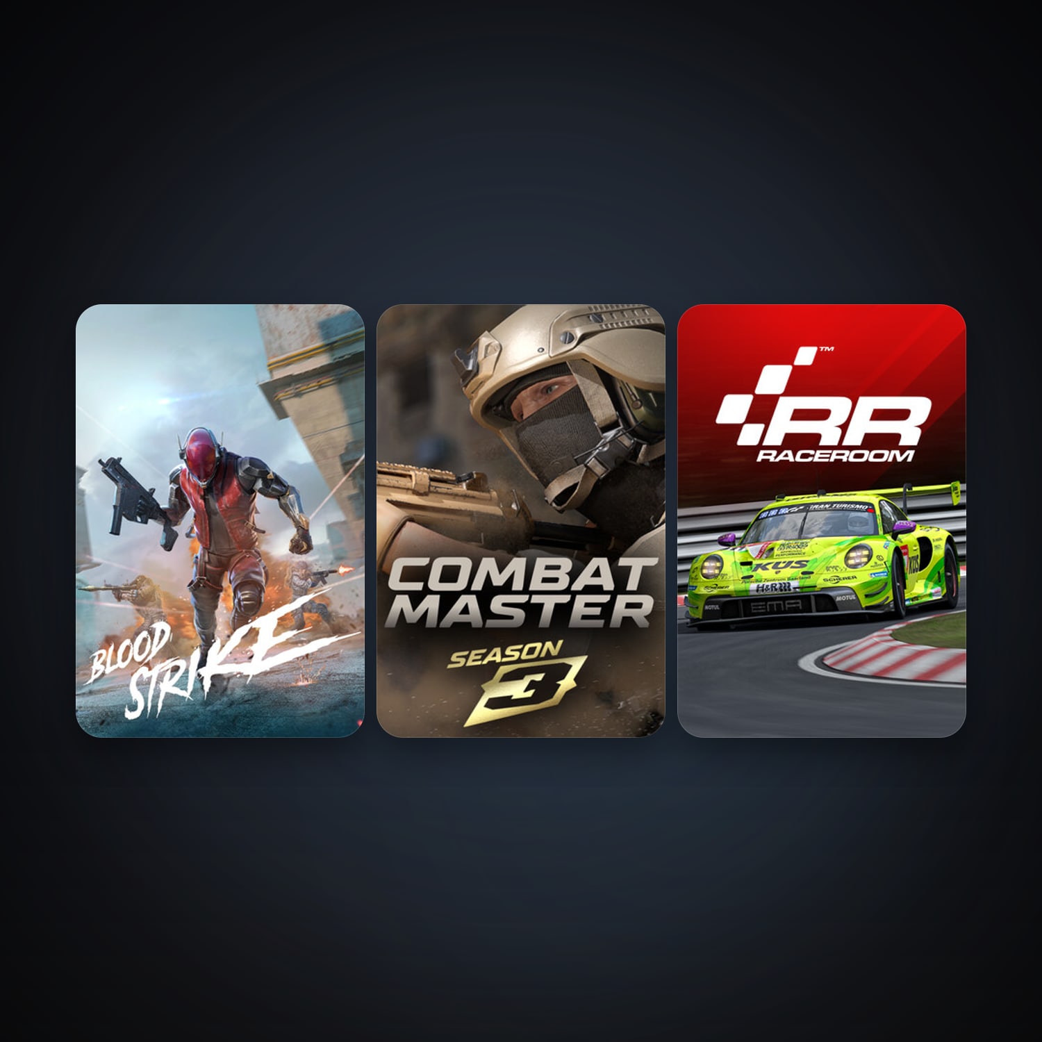 Steam account: RaceRoom Racing Experience + Combat Master: Season 1, 4 games, clean — HabibiAccounts