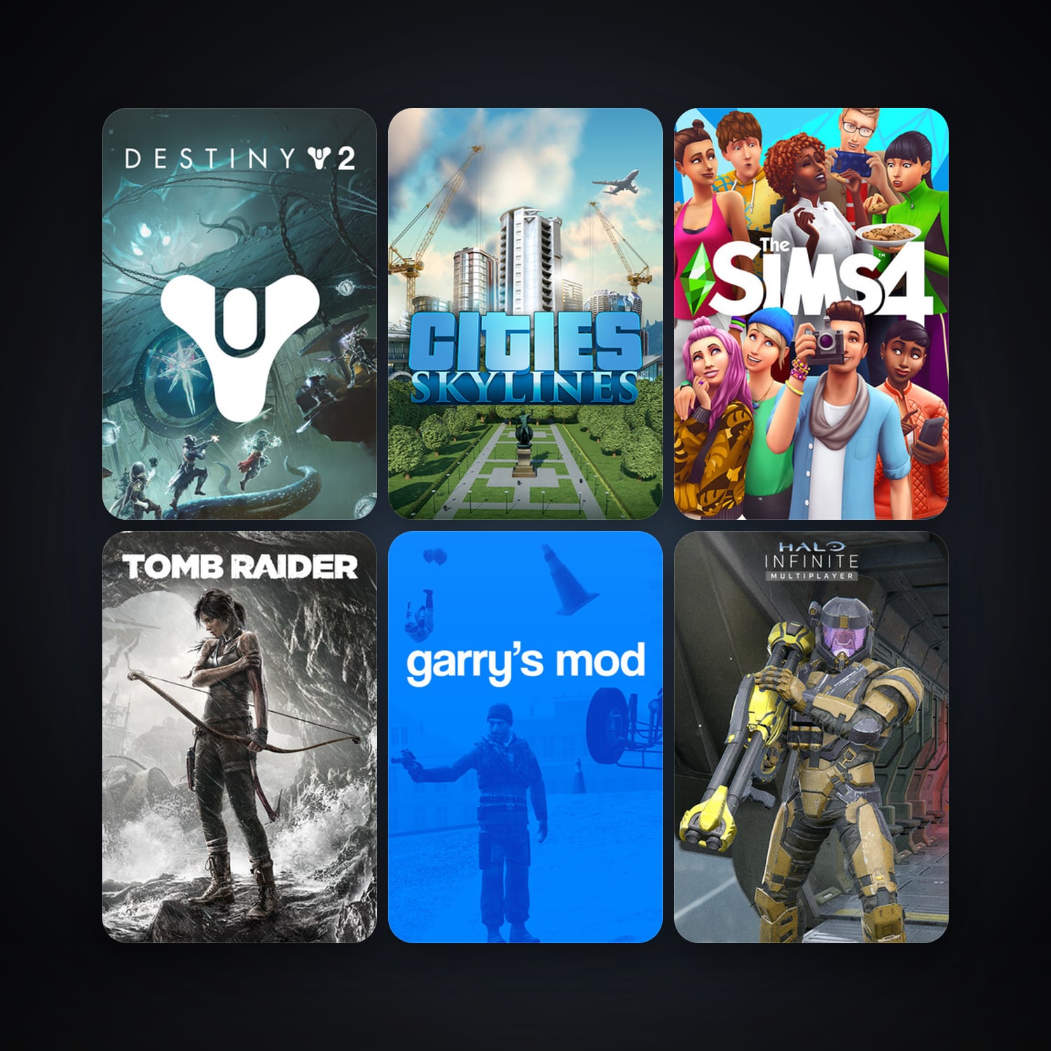 Garry's Mod + Tomb Raider, 10 games, clean — HabibiAccounts