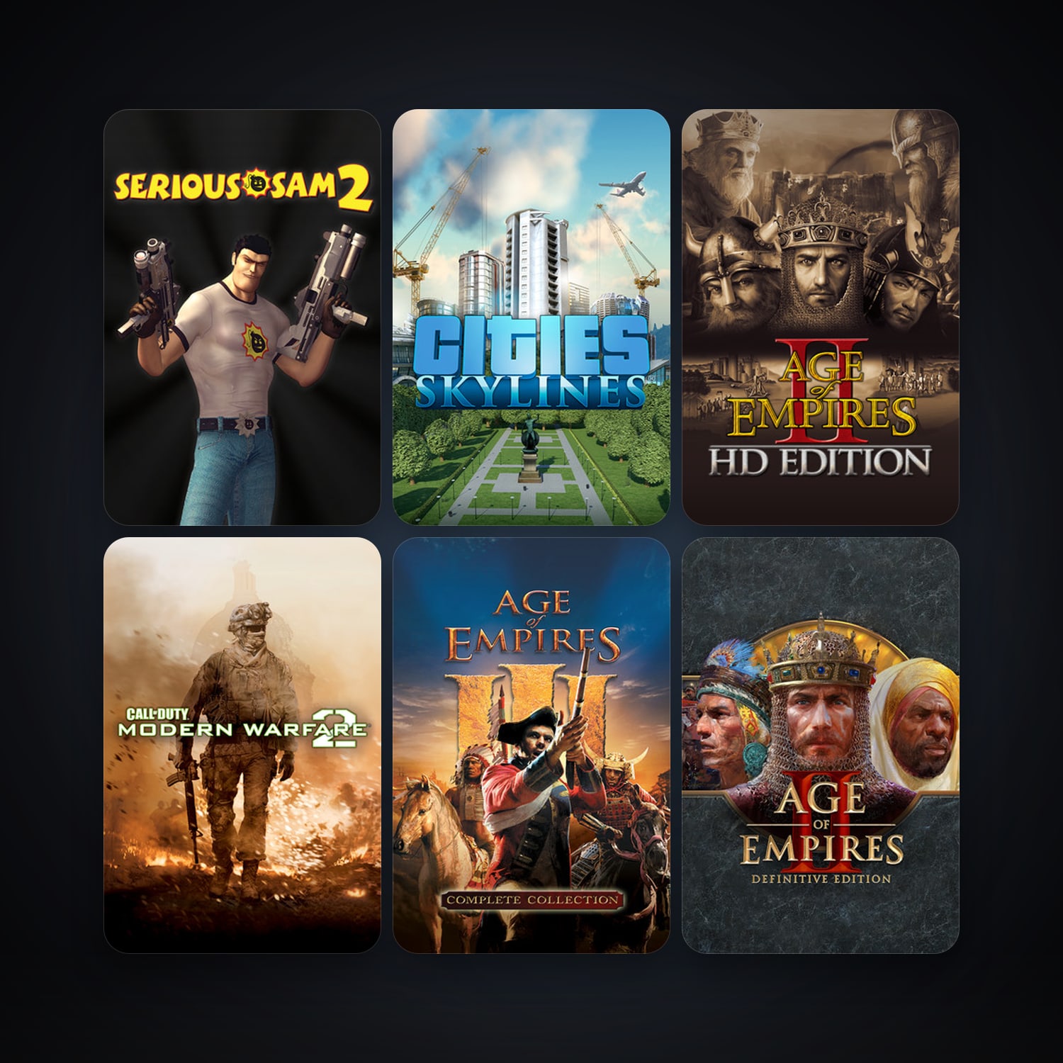 Commandos 3: Destination Berlin + Call of Duty: Modern Warfare 2 (2009), 31 games, clean — HabibiAccounts