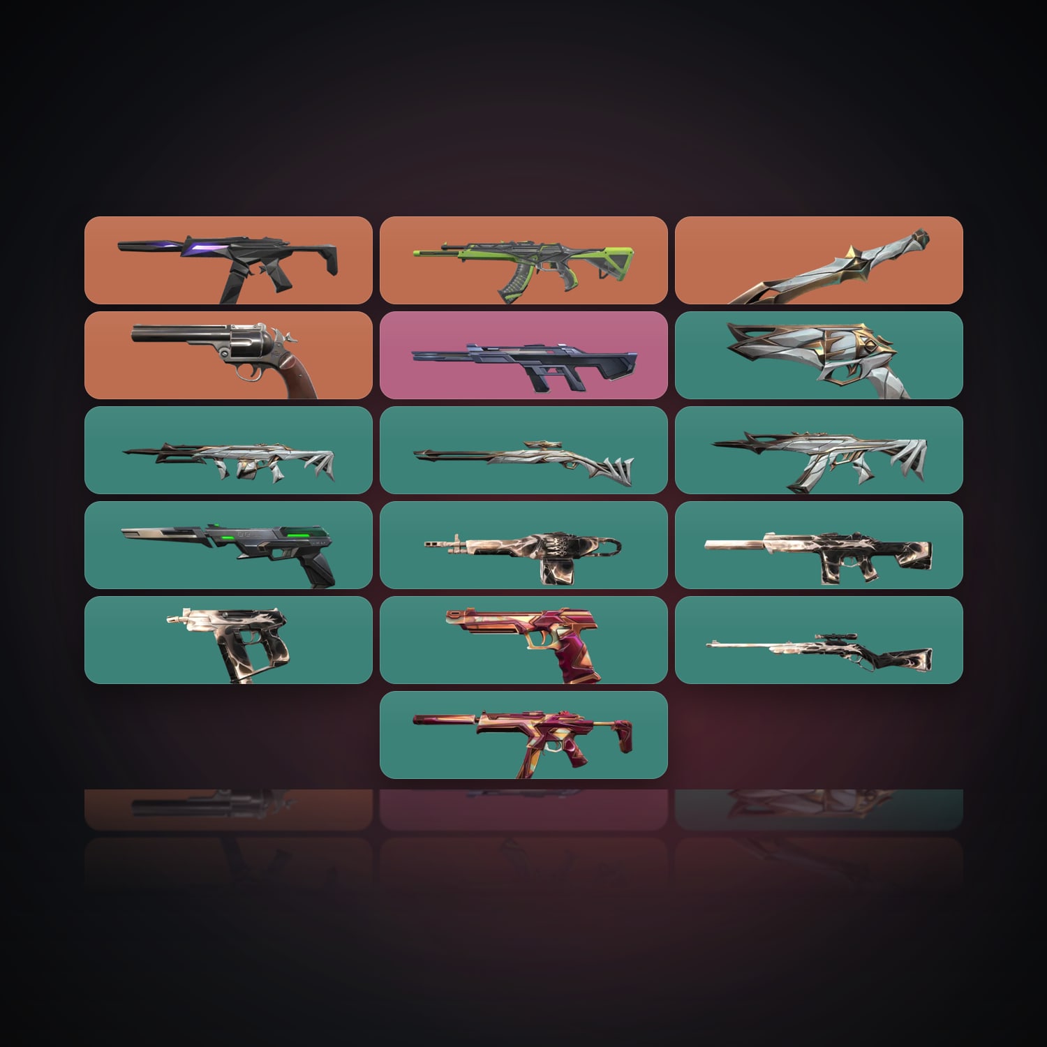 EU Gold 1 locker — 1 knives, 18 skins, lvl 48 — HabibiAccounts