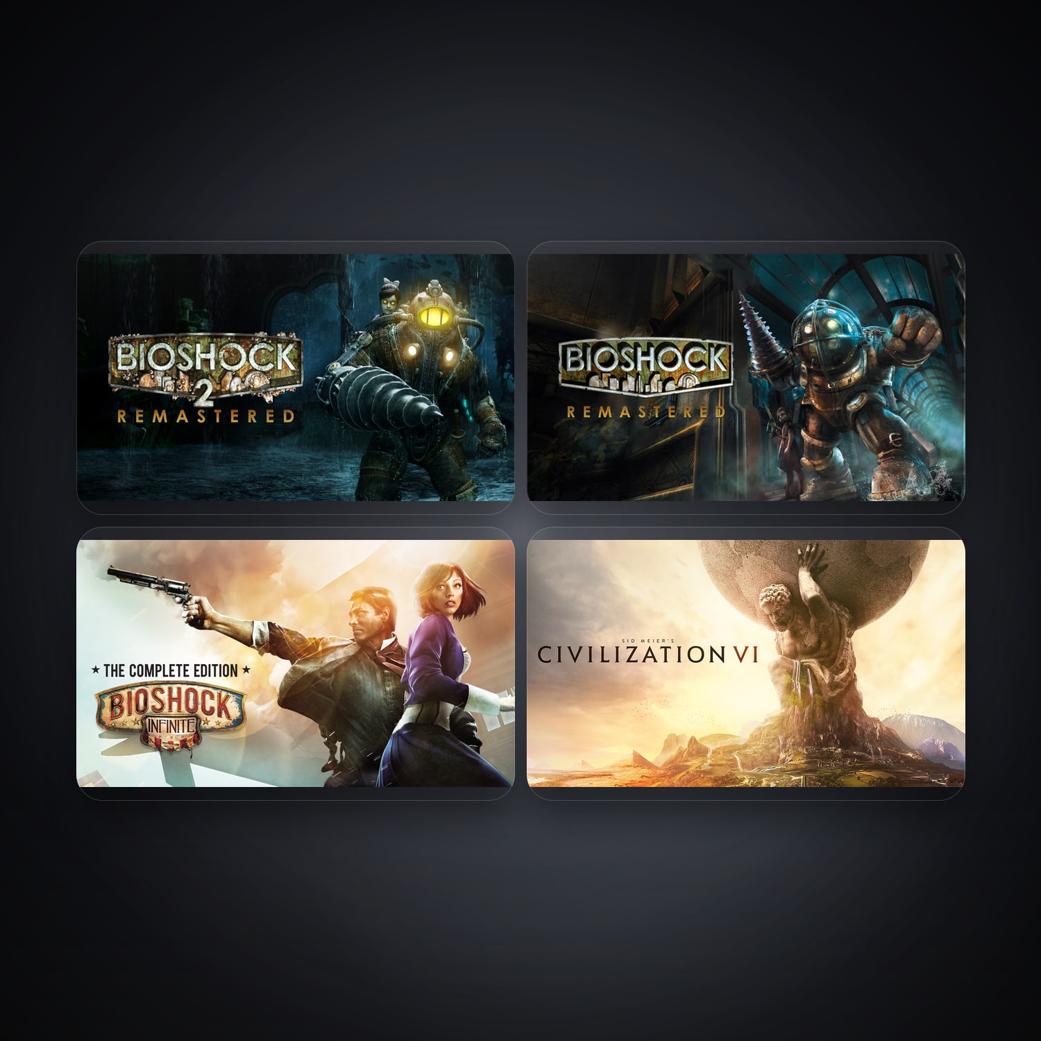 Epic BioShock 2 Remastered + BioShock Remastered — ES — 4 games — HabibiAccounts