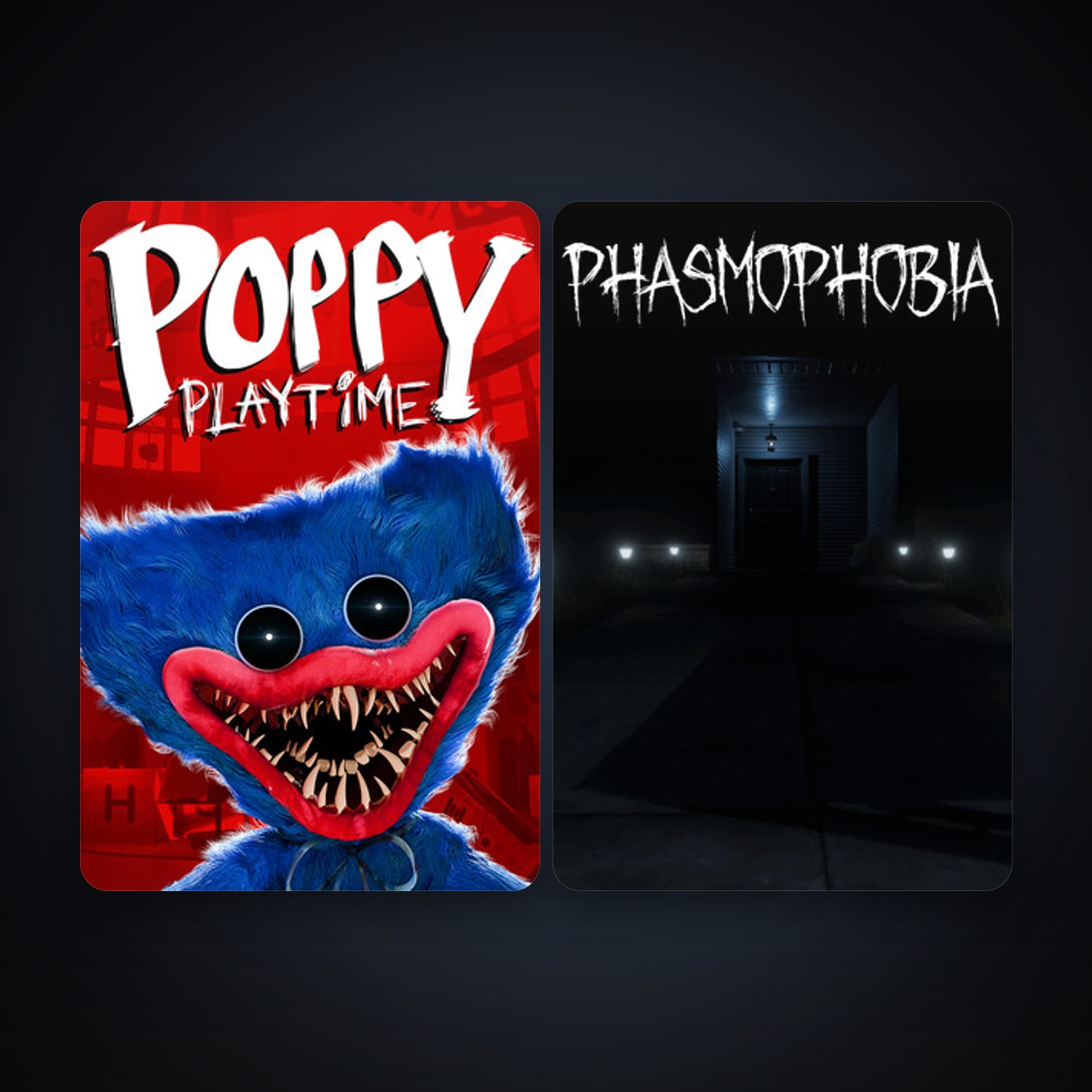 Phasmophobia + Poppy Playtime, 3 games, clean — HabibiAccounts