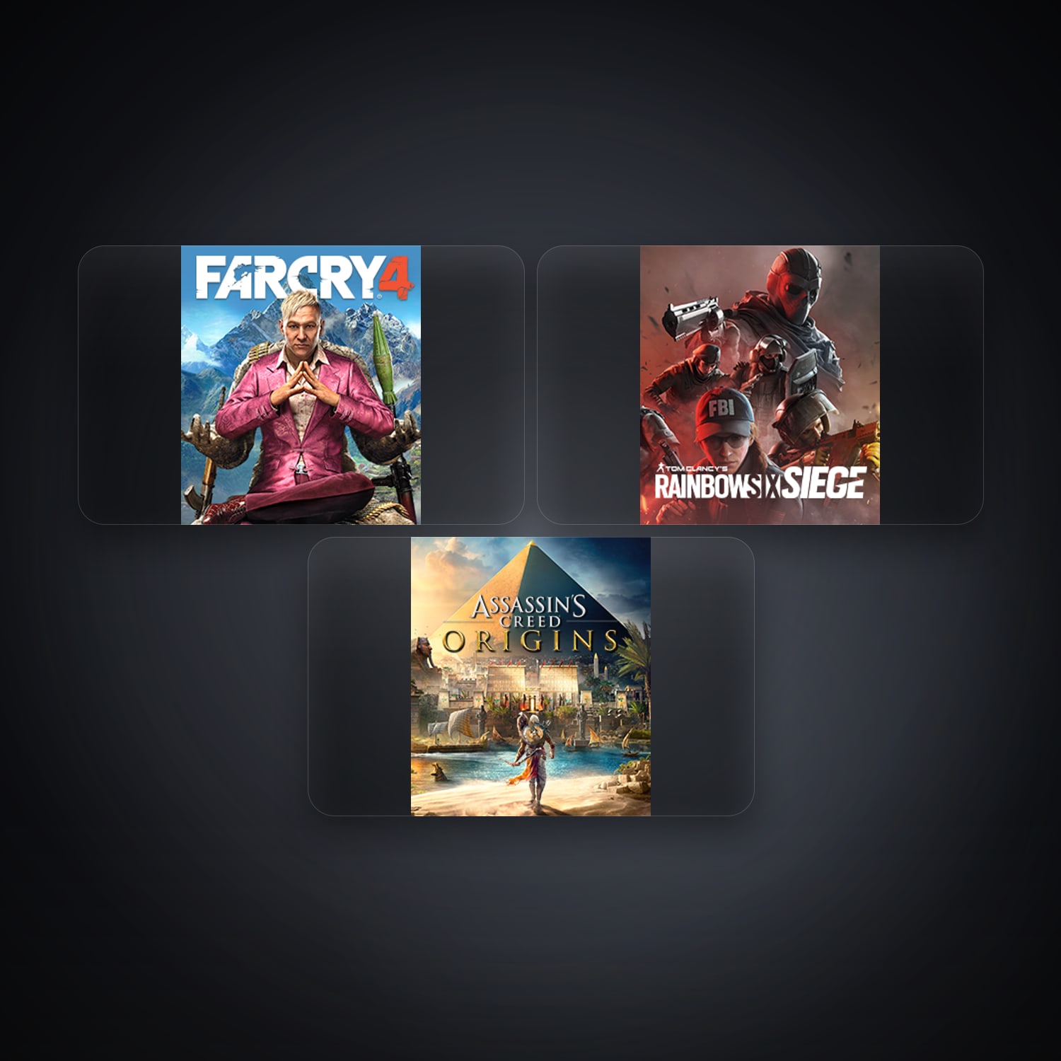 Far Cry 4 & Tom Clancy's Rainbow Six Siege (Steam) | 3 Games — Ubisoft Account · 259262029 — HabibiAccounts