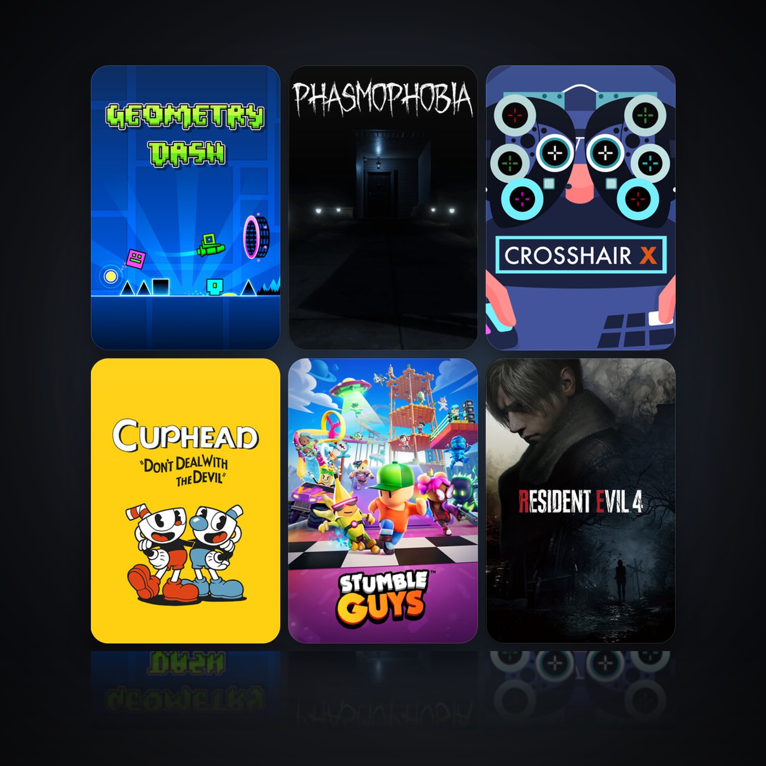 Geometry Dash & Phasmophobia | 58 Games | Clean — HabibiAccounts