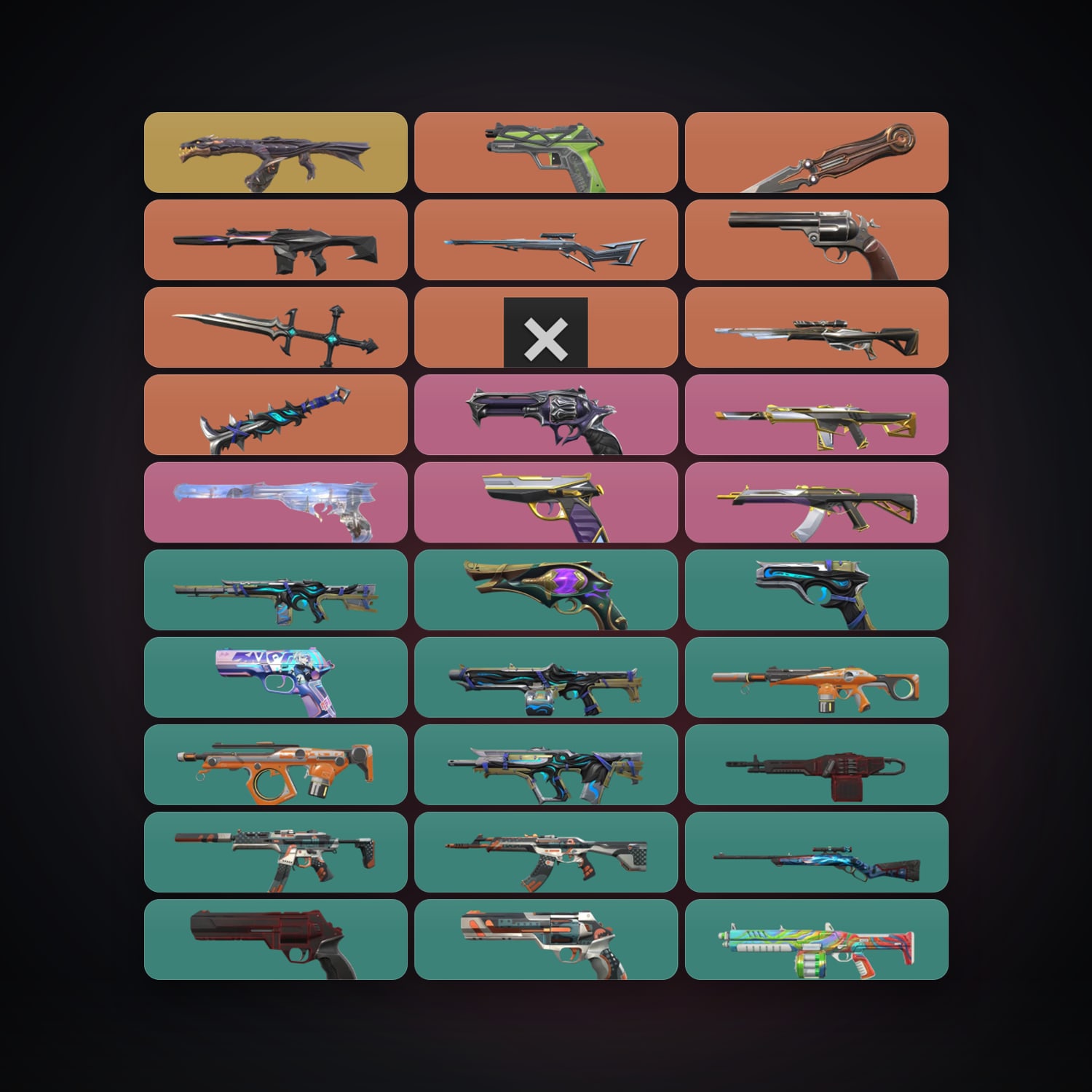 EU Plat 1 locker — 4 knives, 38 skins, lvl 102 — HabibiAccounts