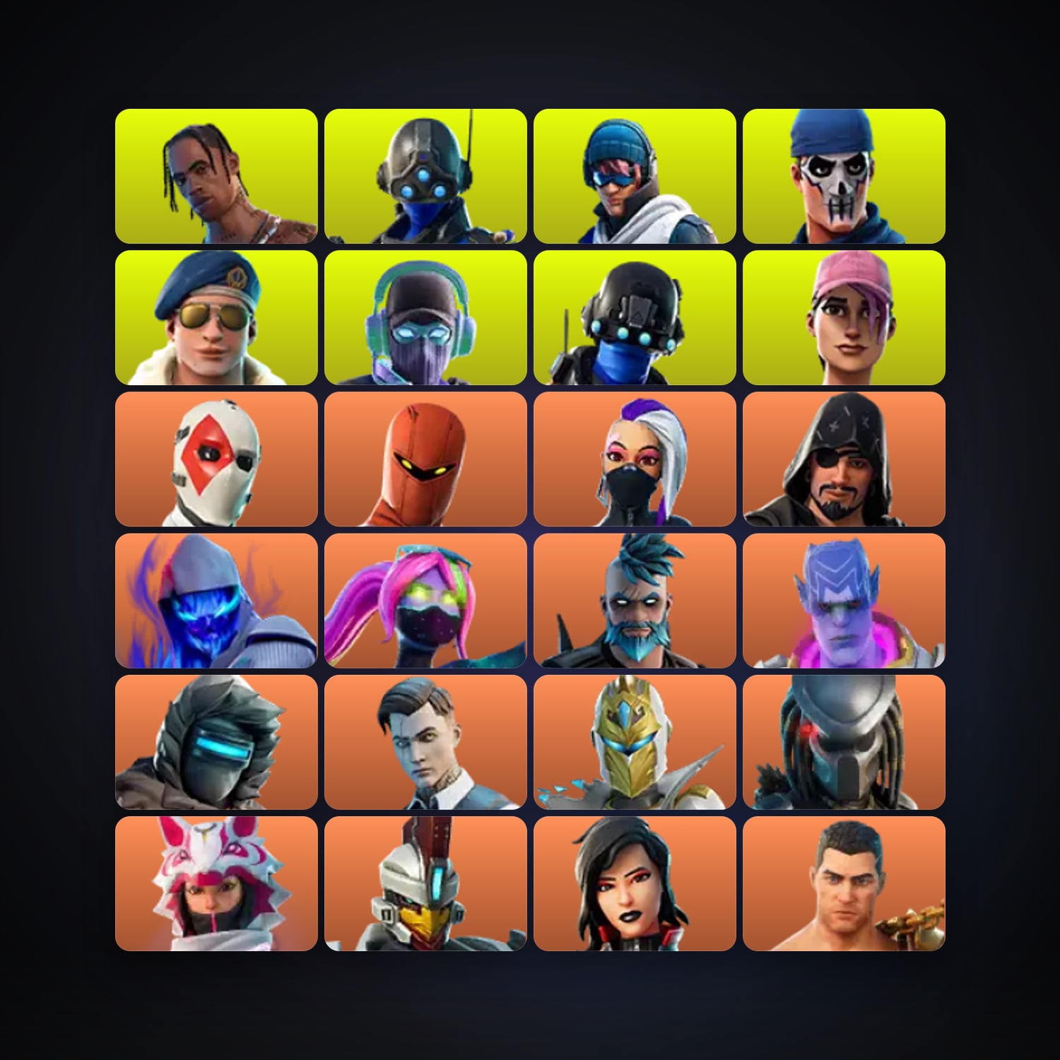 Fortnite | 190 Skins | 650 V-Bucks | Level 2291 | 274 Wins — HabibiAccounts