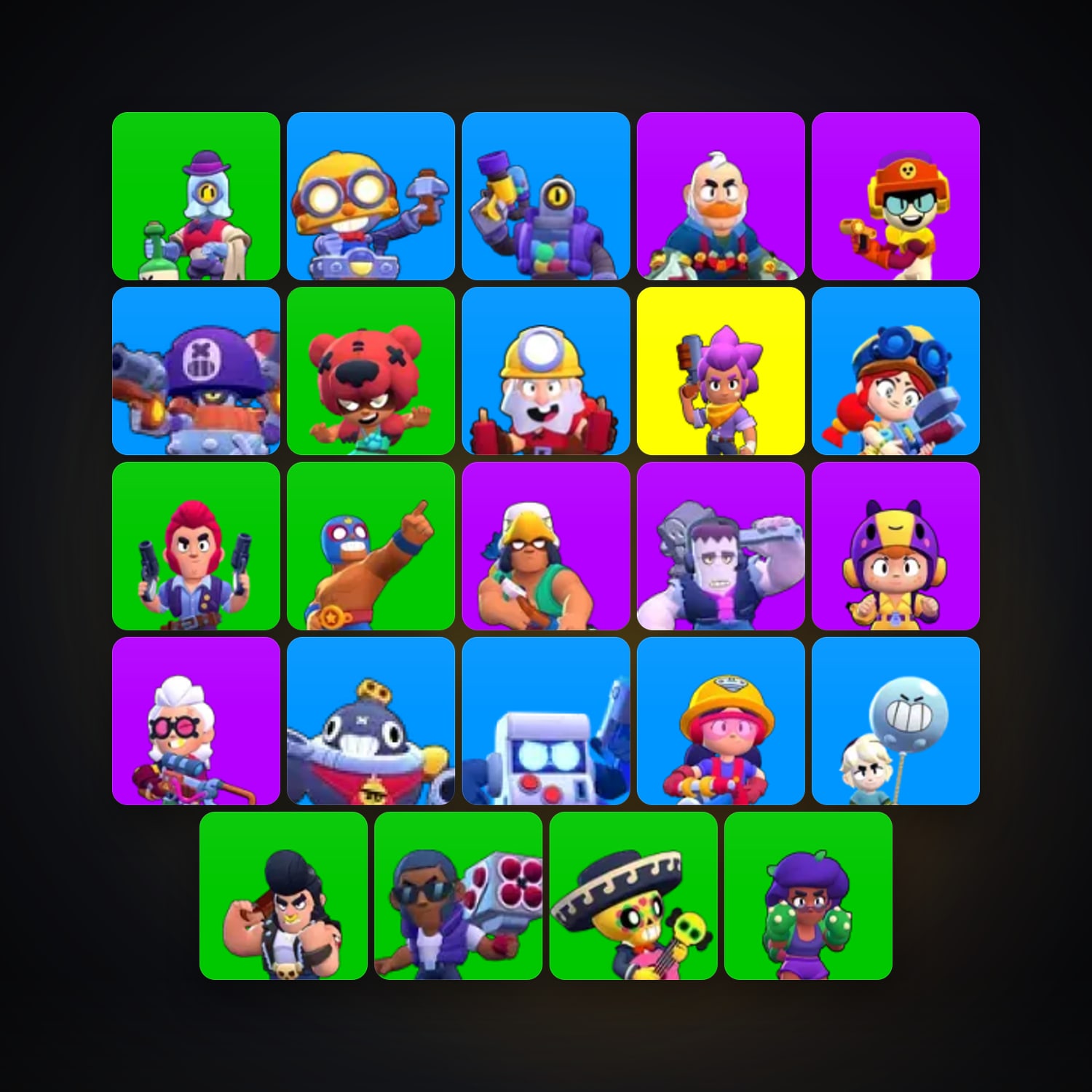 24 Brawlers | 4.9K Trophies — HabibiAccounts