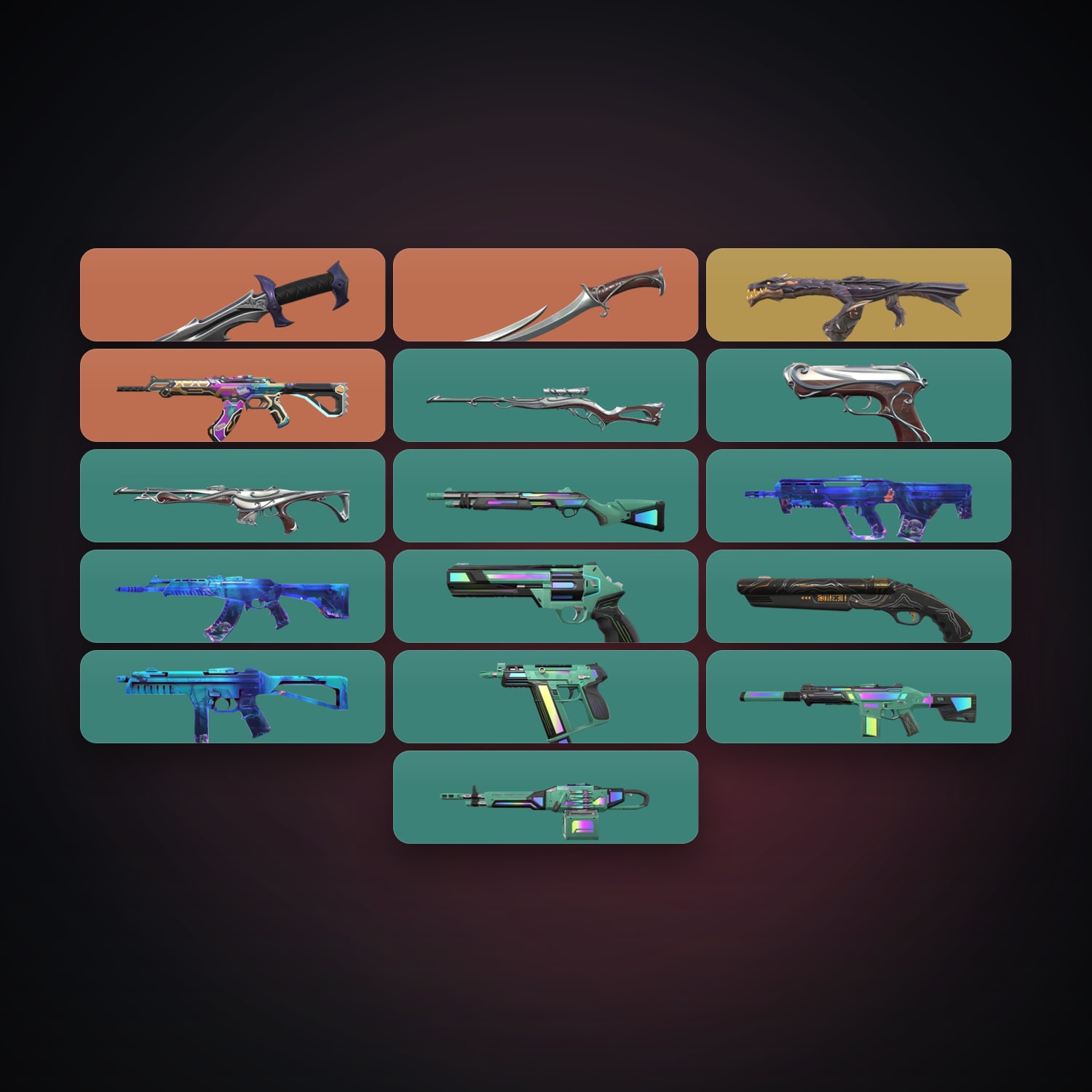 EU Gold 1 locker — 2 knives, 18 skins, lvl 56 — HabibiAccounts