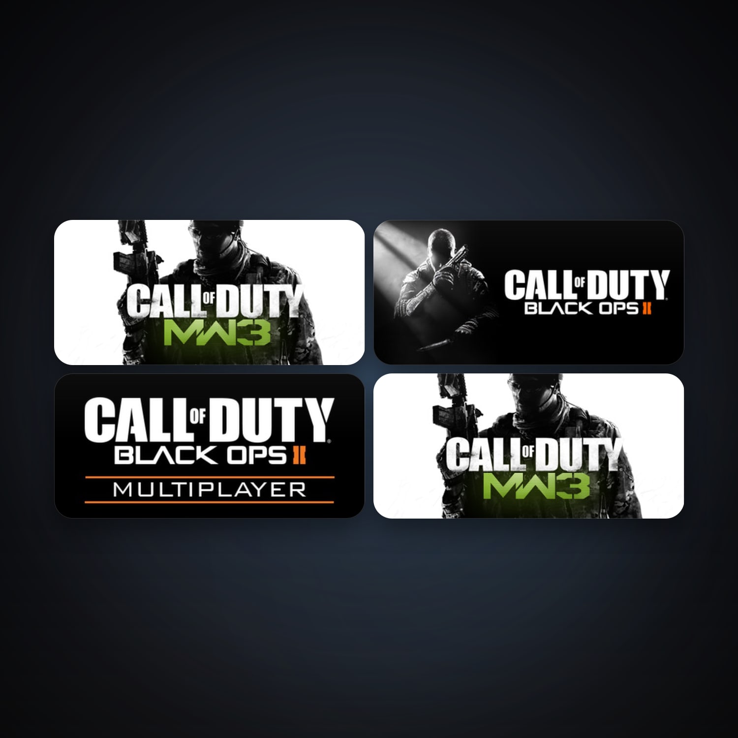 Call of Duty: Modern Warfare 3 (2011) + Call of Duty: Modern Warfare 3 - Multiplayer, 8 games, clean — HabibiAccounts