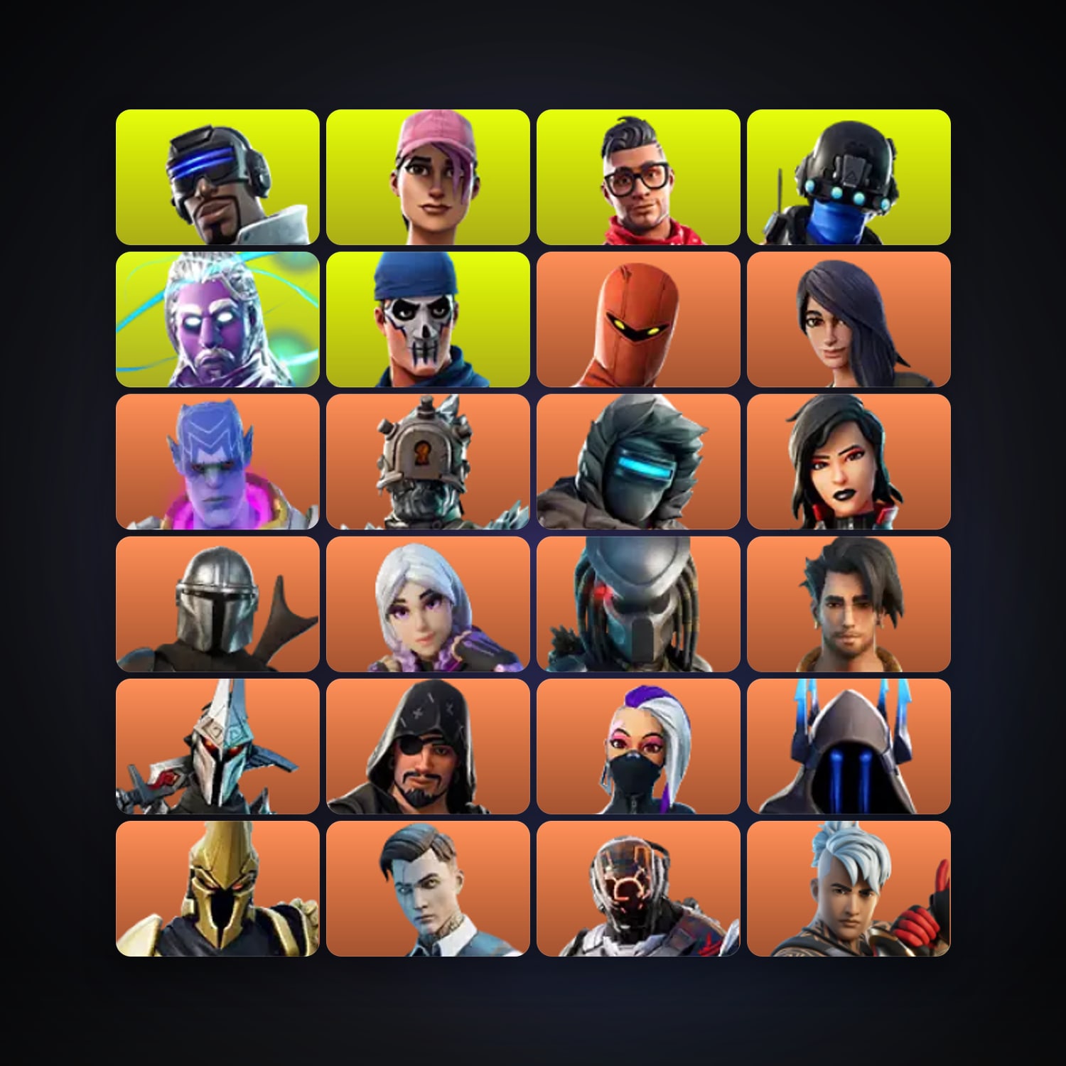 Fortnite locker — 121 skins — 700 V-Bucks — lvl 1559 — HabibiAccounts