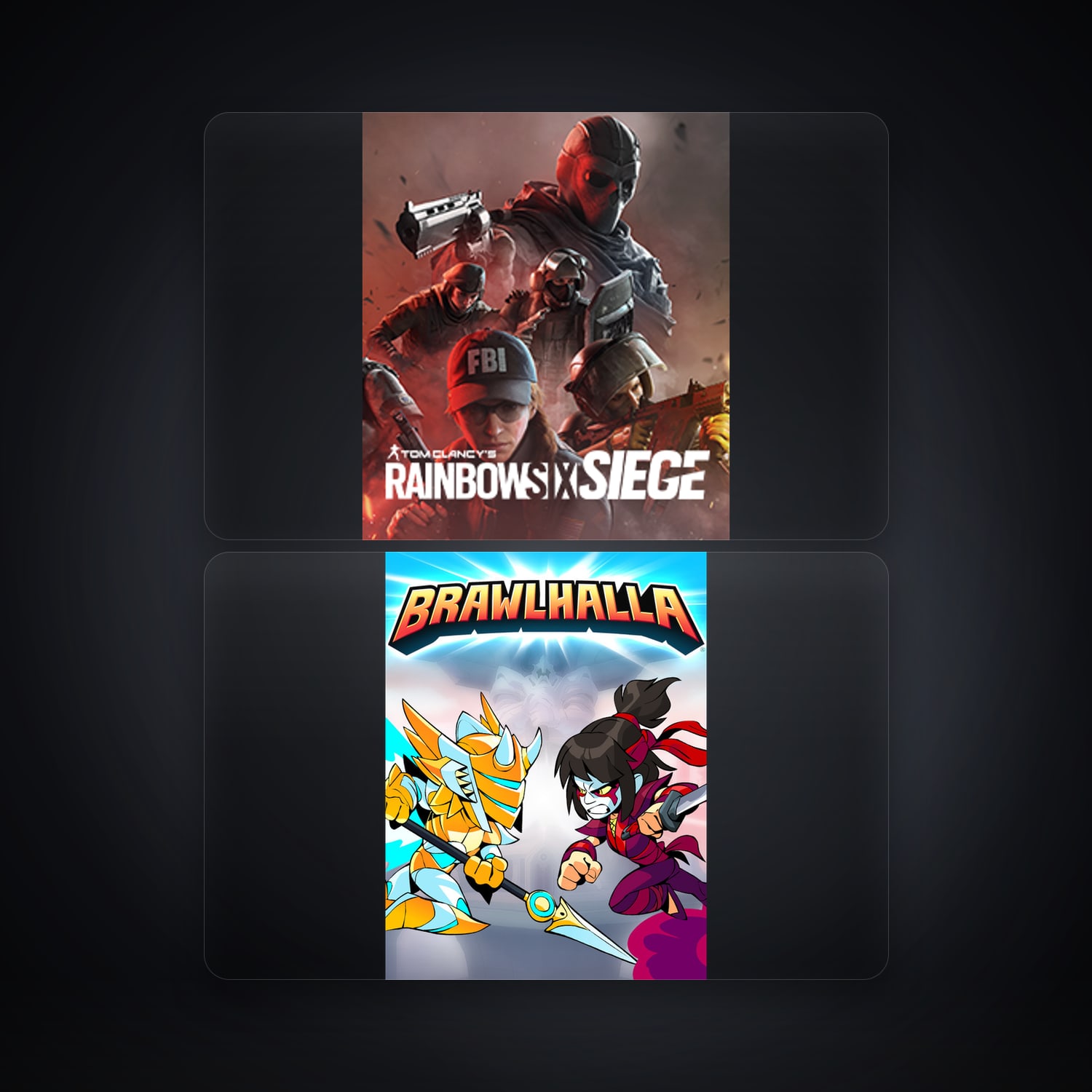 Tom Clancy's Rainbow Six Siege & Brawlhalla | 2 Games — HabibiAccounts