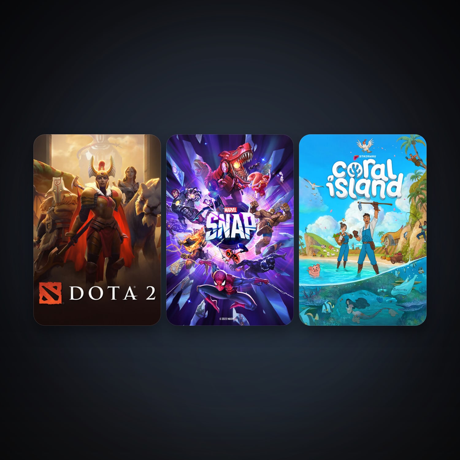 Steam account: Dota 2 + Coral Island, 6 games, clean — HabibiAccounts