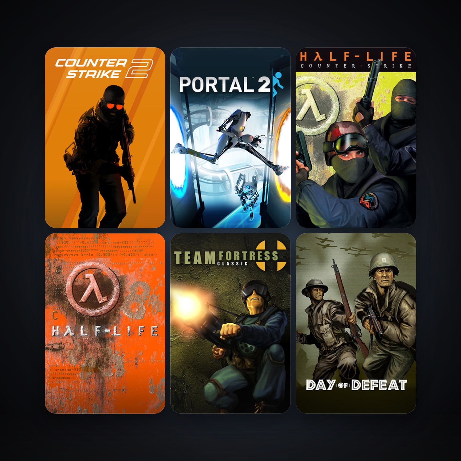 Counter-Strike + Team Fortress Classic, 22 games, clean — HabibiAccounts