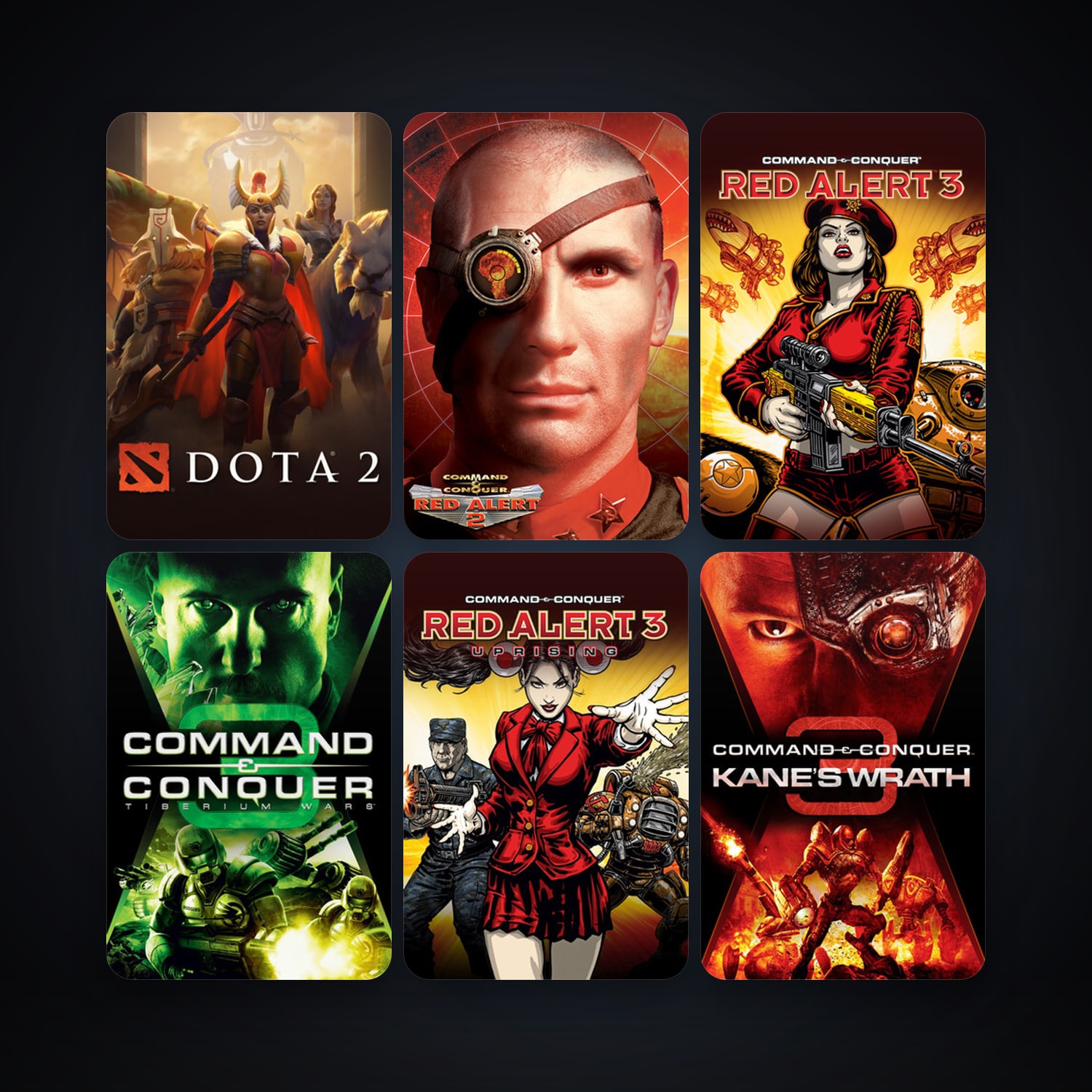 Dota 2 + Command & Conquer: Red Alert 3, 14 games, clean — HabibiAccounts