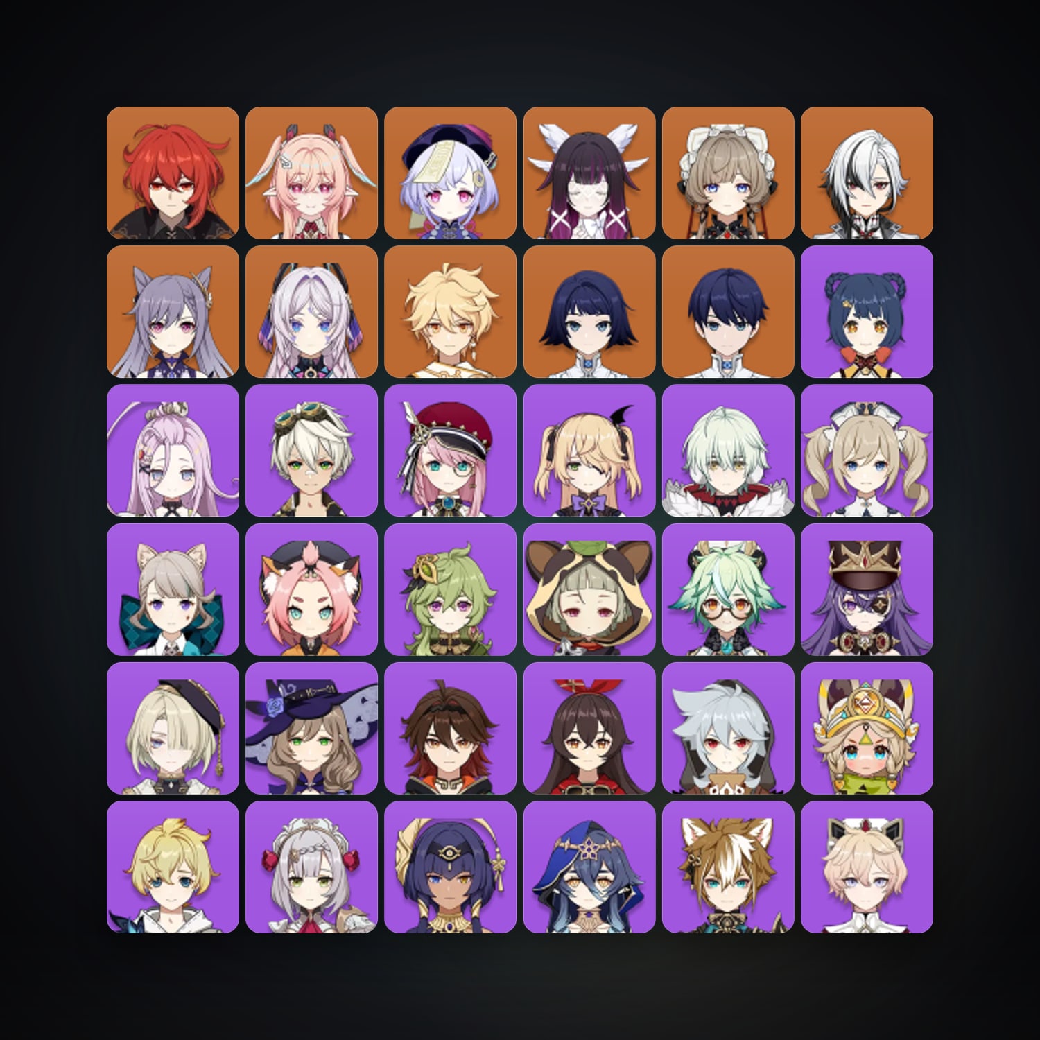 Genshin Impact | AR 55 | 44 Chars | 8× 5★ — HabibiAccounts