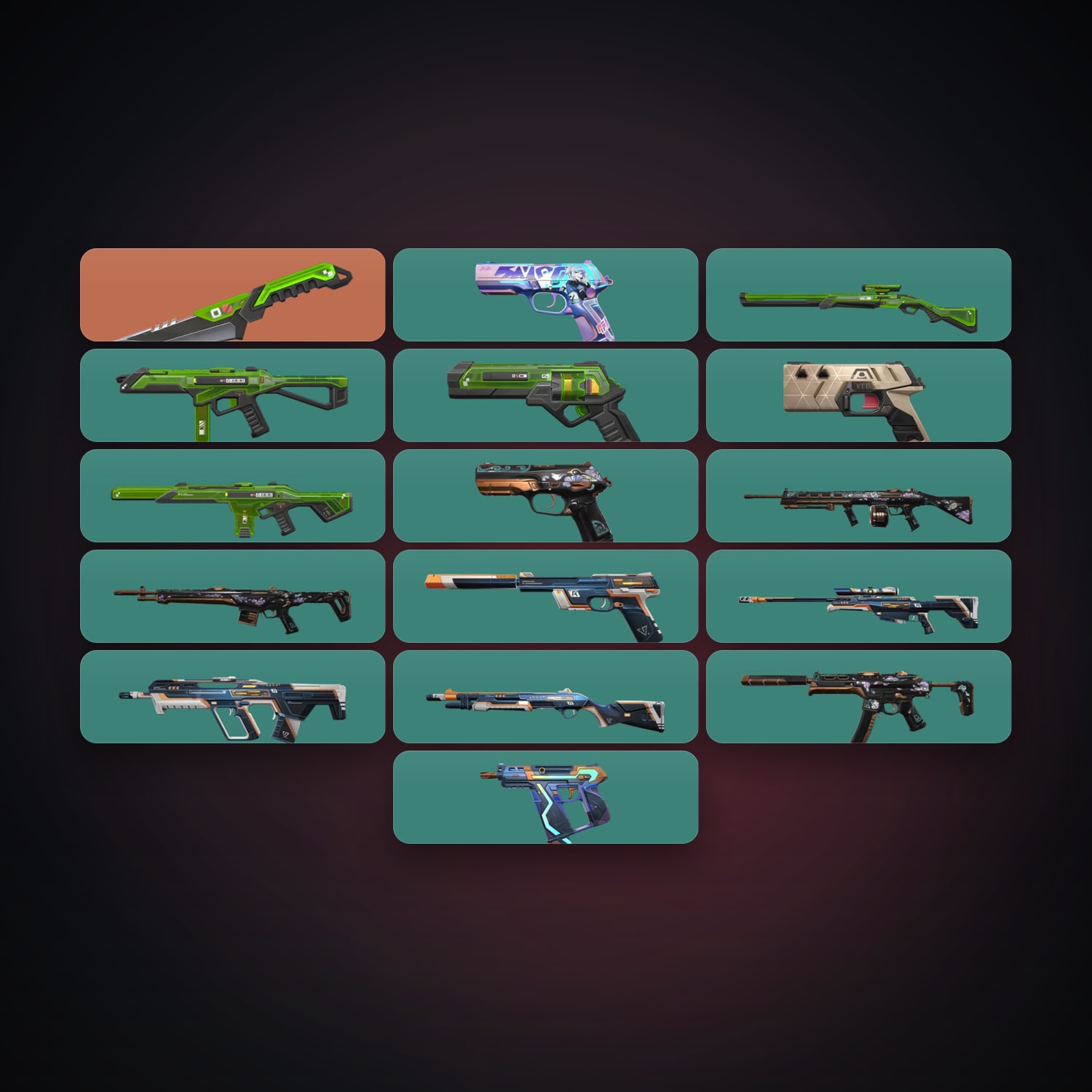 EU Bronze 2 locker — 1 knives, 16 skins, lvl 114 — HabibiAccounts