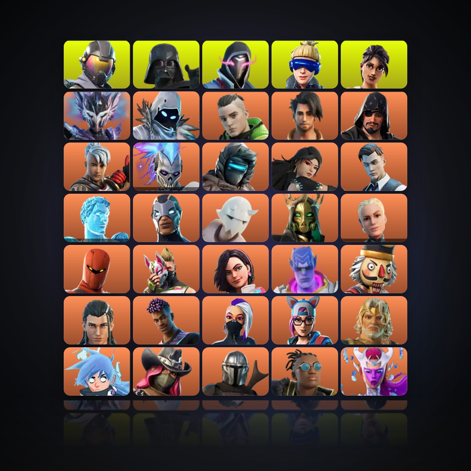 Rogue Agent — Darth Vader — 330 skins — 400 V-Bucks — lvl 5555 — HabibiAccounts