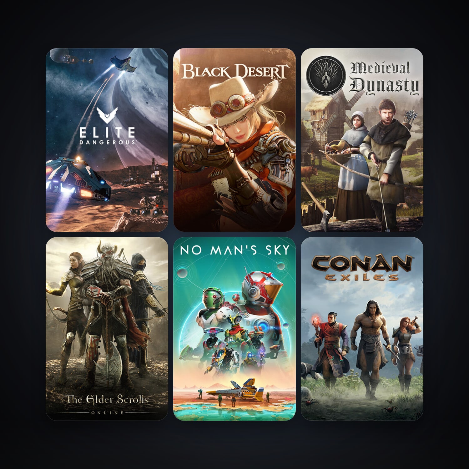 No Man's Sky + Stellaris, 99 games, Steam 10, clean — HabibiAccounts