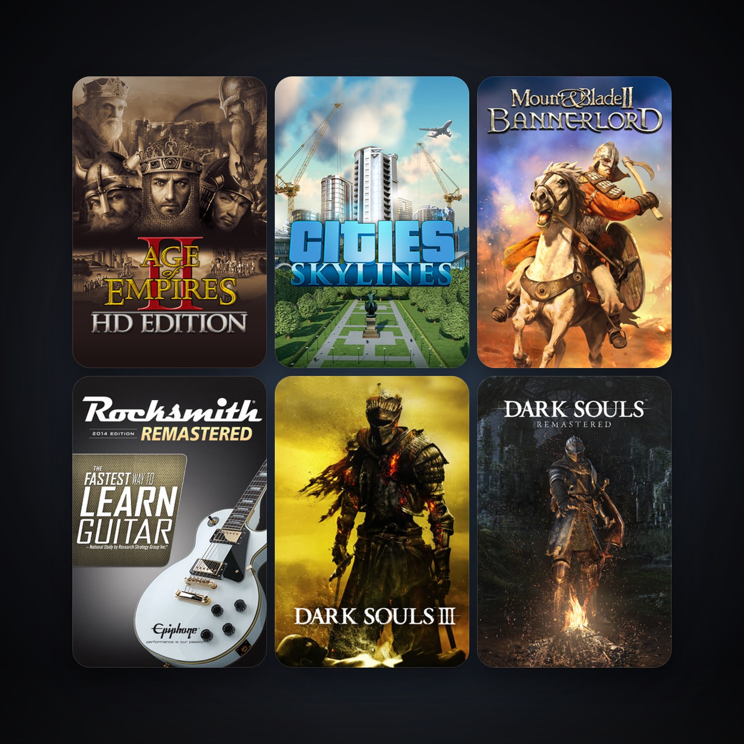 Age of Empires II & Cities: Skylines | Level 14 | 114 Games | Clean — HabibiAccounts