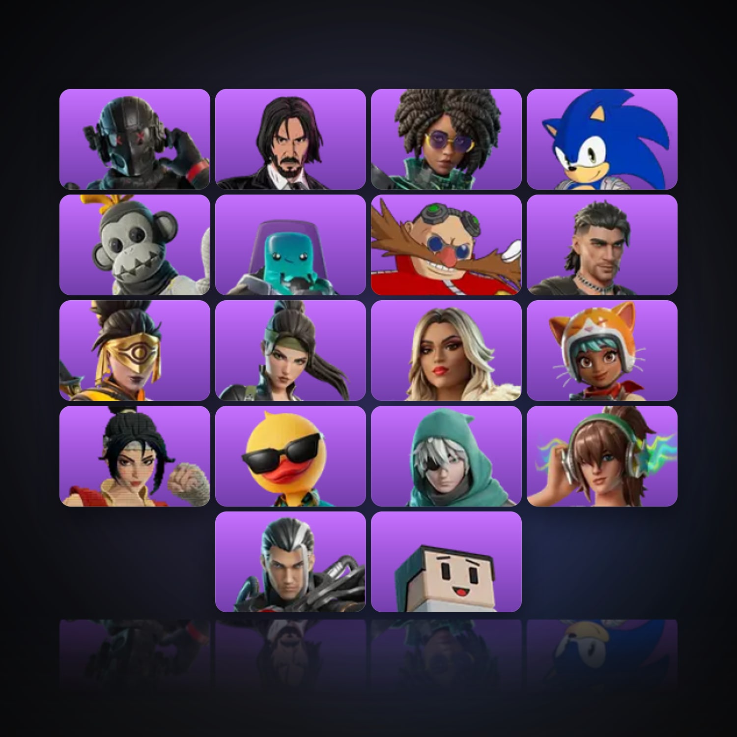 Fortnite | 18 Skins | 200 V-Bucks | Level 402 | 57 Wins — HabibiAccounts