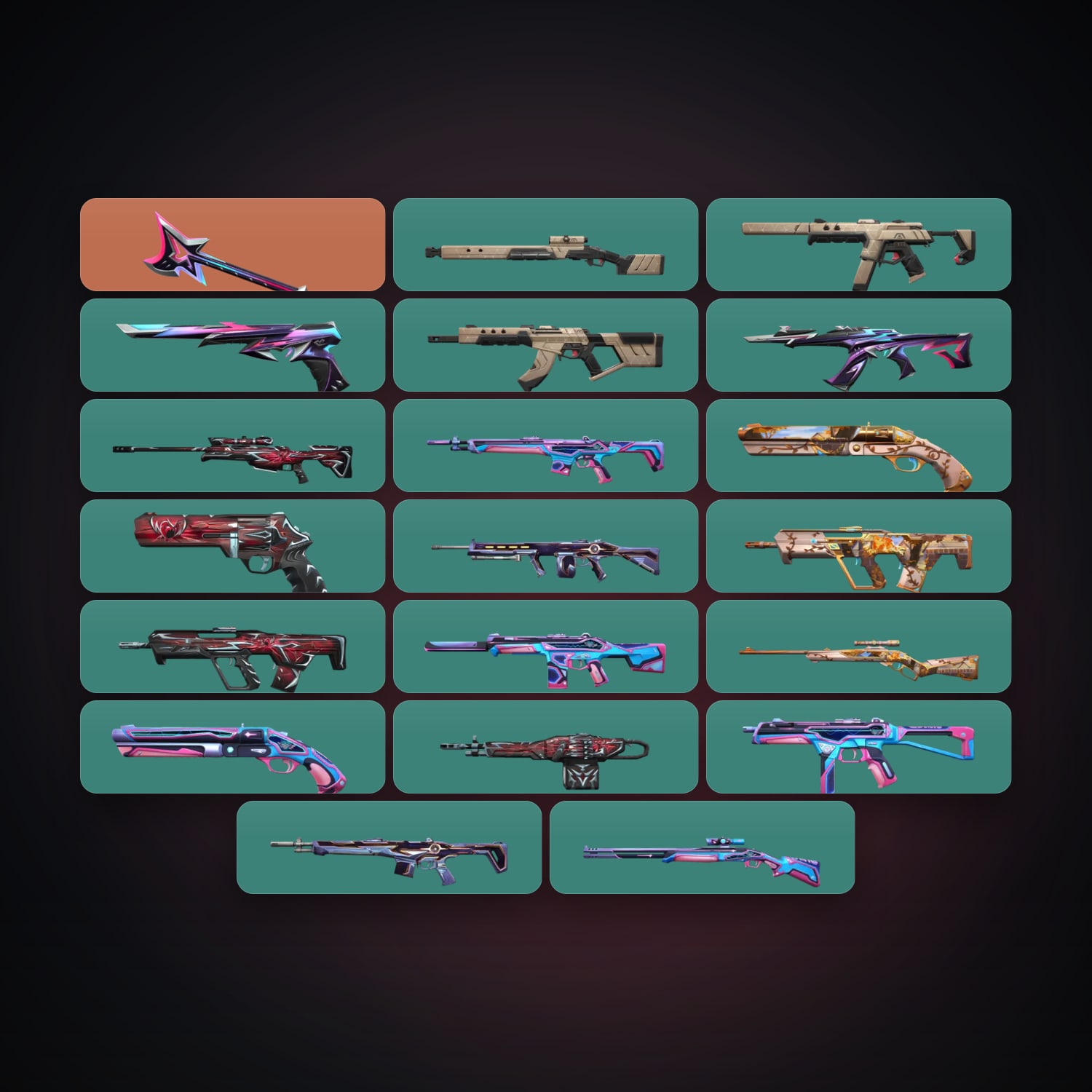 EU Silver 3 locker — 1 knives, 21 skins, lvl 37 — HabibiAccounts