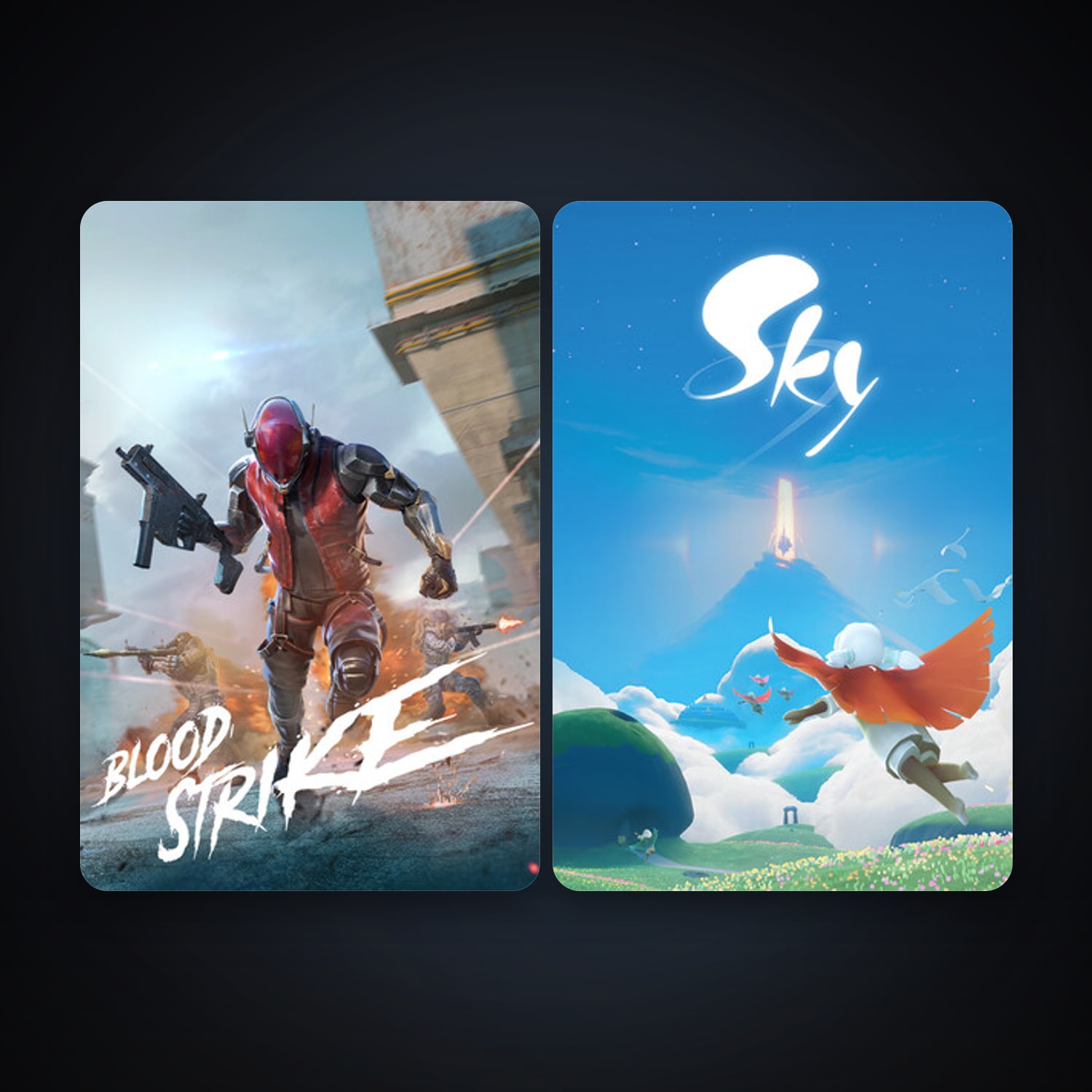 Sky: Children of the Light + Blood Strike, 2 games, clean — HabibiAccounts