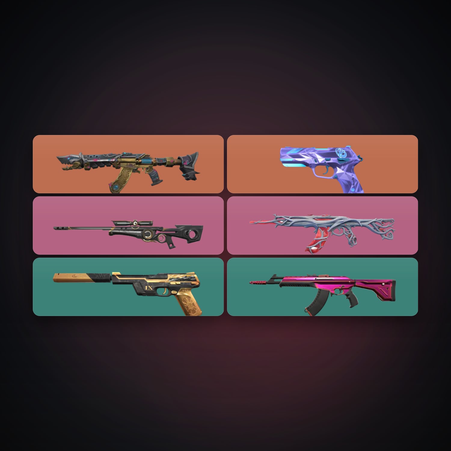 EU Iron 3 locker — 6 skins, lvl 55 — HabibiAccounts