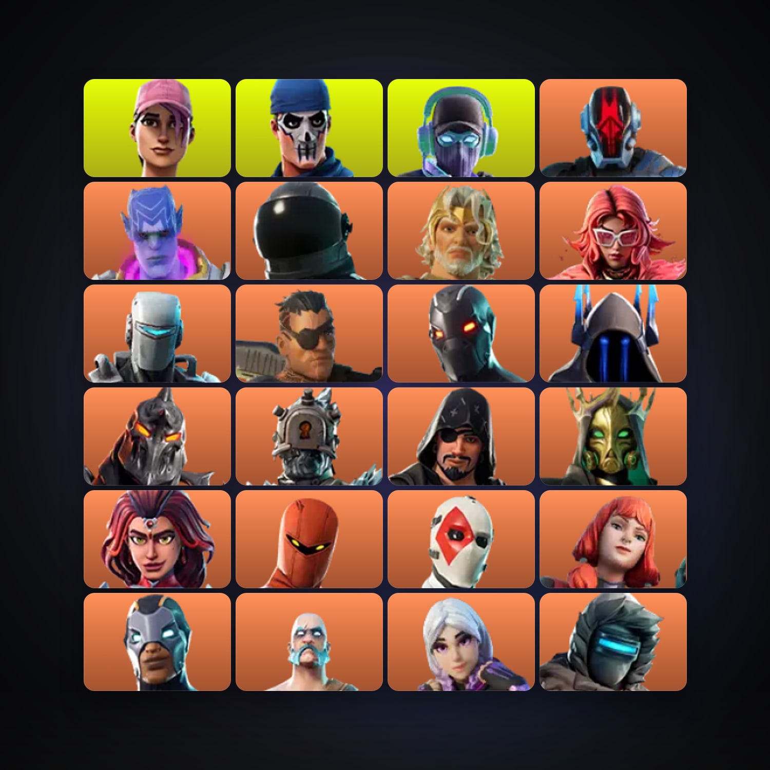 Fortnite | 170 Skins | 1.1K V-Bucks | Level 2321 | 481 Wins — HabibiAccounts