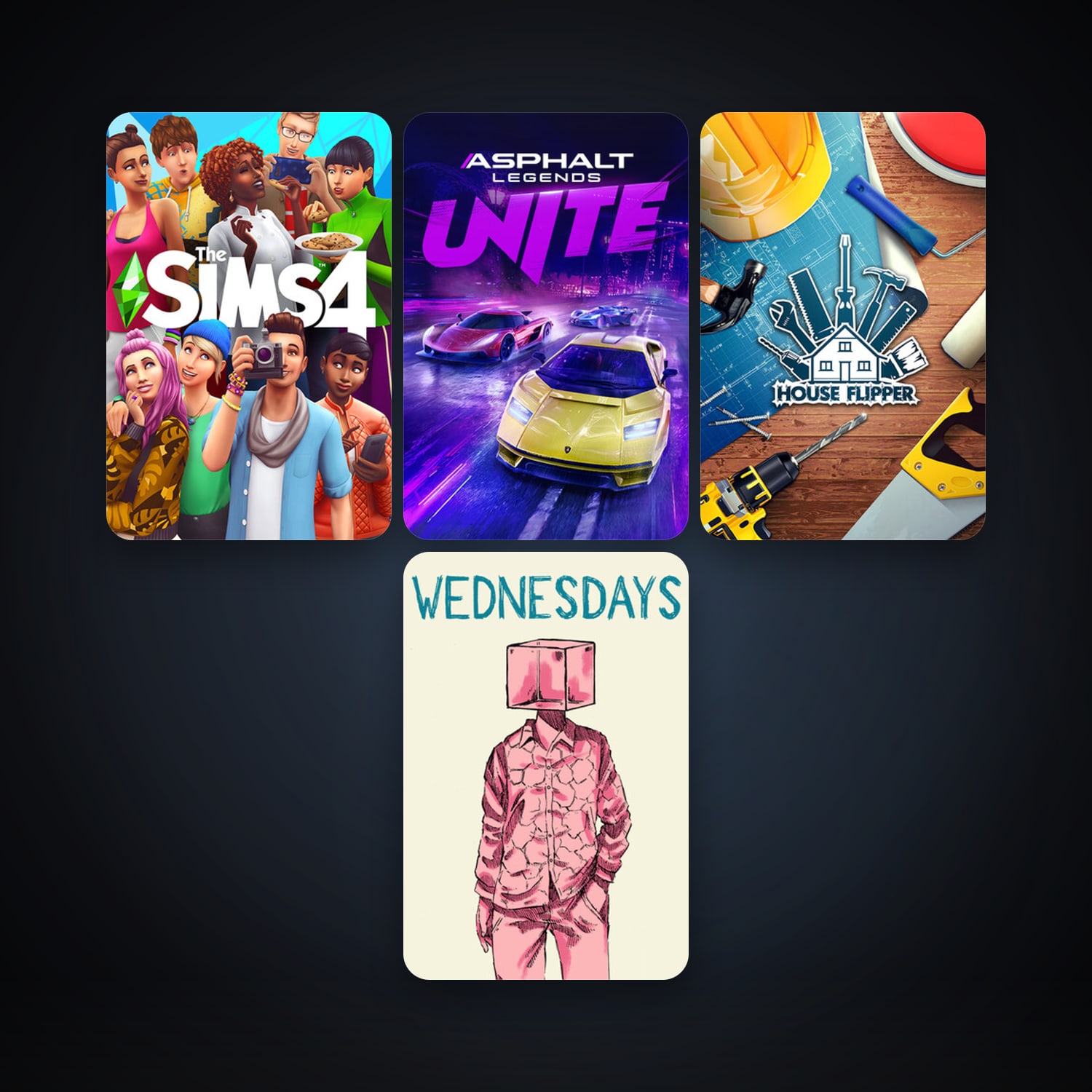 House Flipper + The Sims 4, 10 games, clean — HabibiAccounts