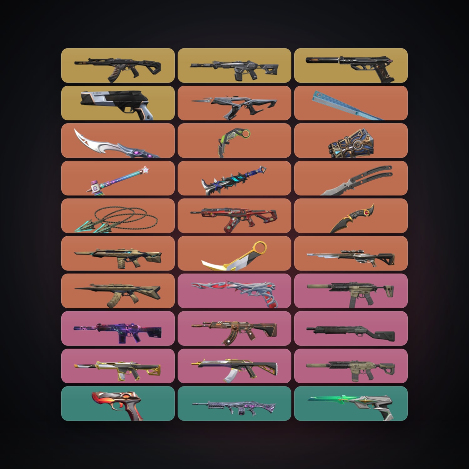 21 Rank | LA Server | 118 Skins | 10 Knives | Level 562 — HabibiAccounts