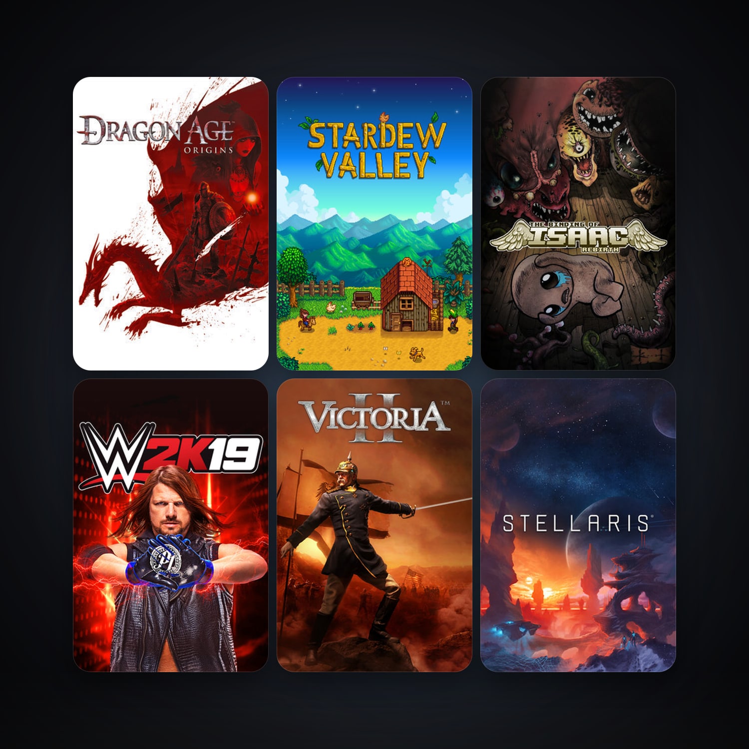 Dragon Age: Origins + Victoria II, 387 games, Steam 16, clean — HabibiAccounts