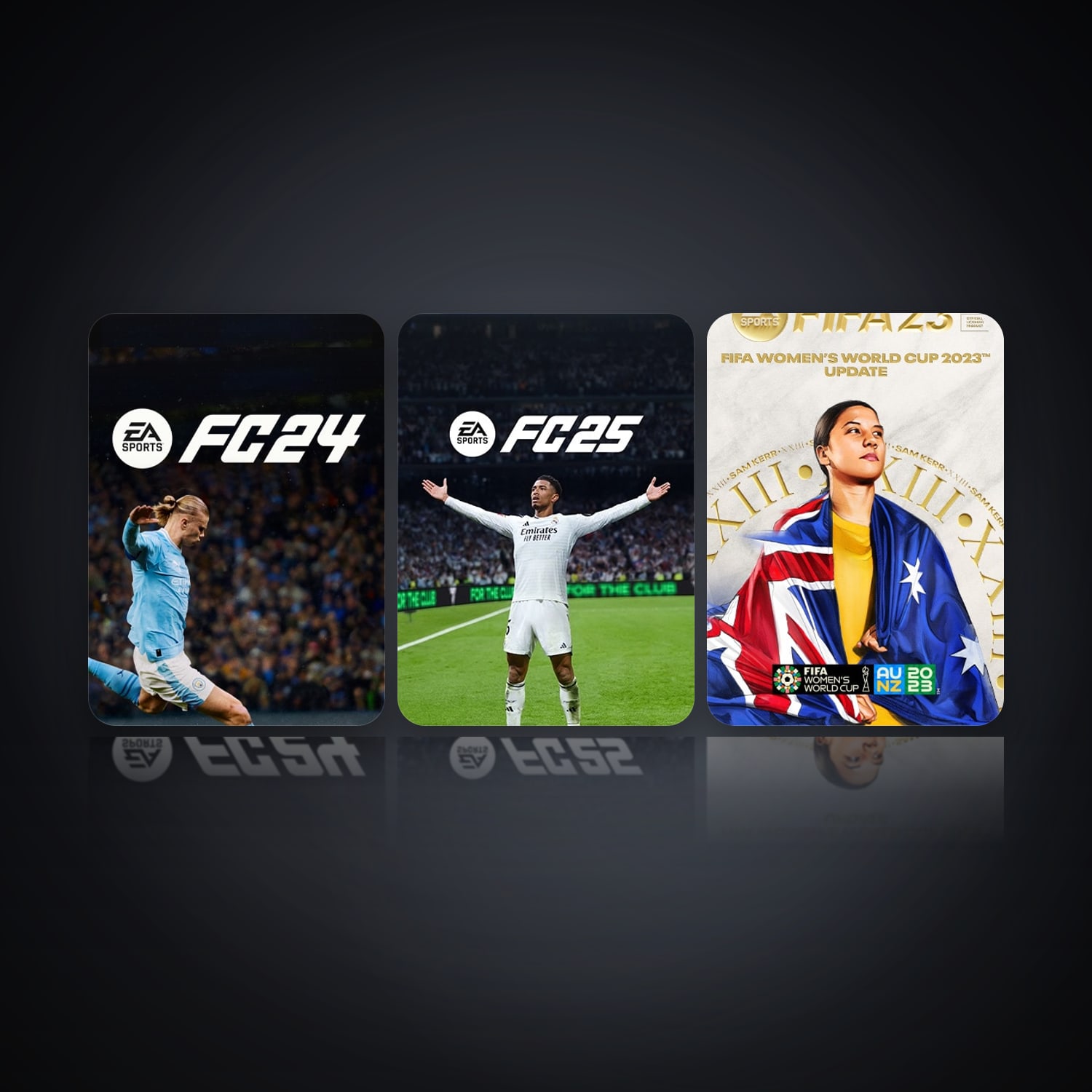 هالحساب إي إيه فيه EA SPORTS FC24 وEA SPORTS FC 25، PT، 3 ألعاب — HabibiAccounts