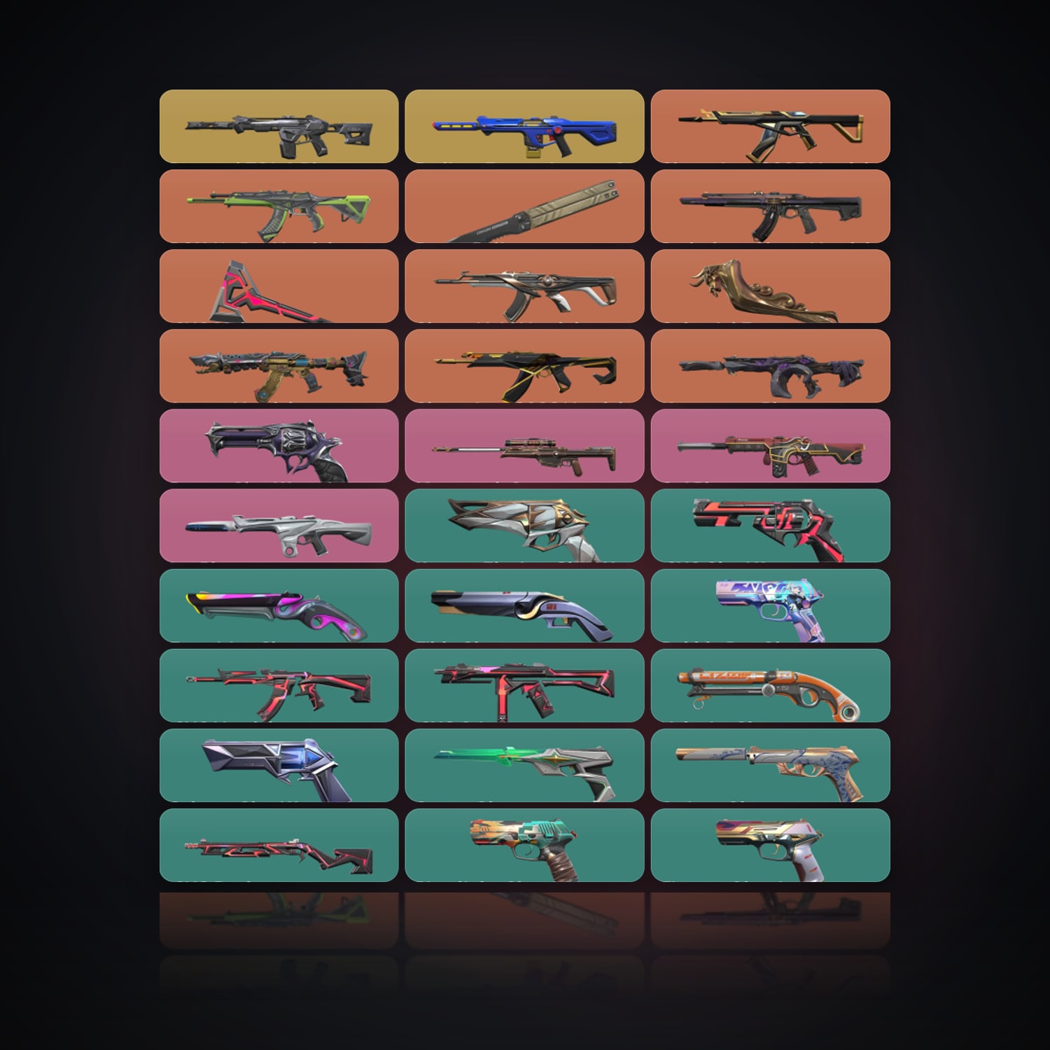 LA Diamond 1 locker — 3 knives, 66 skins, lvl 481 — HabibiAccounts