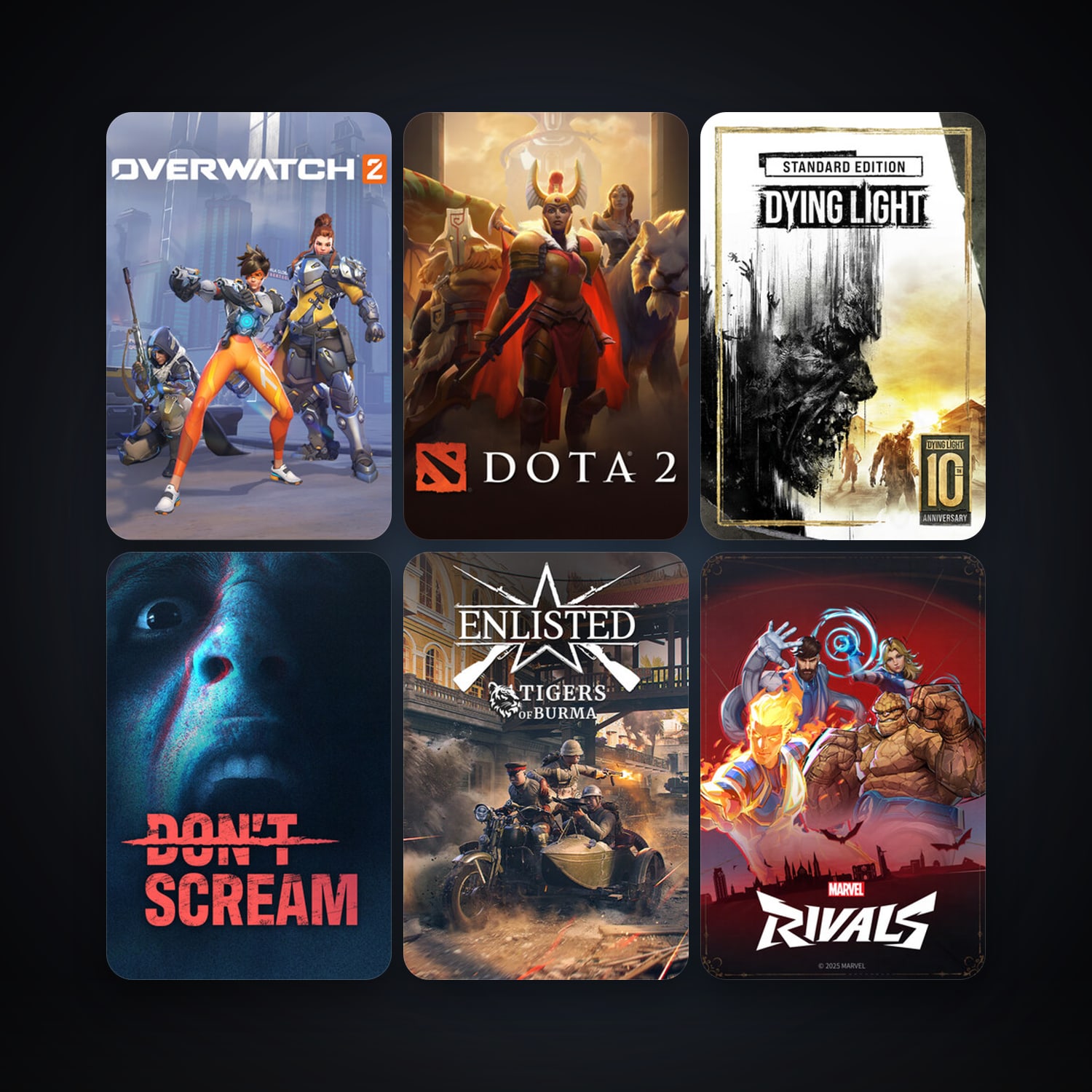 Dota 2 + Dying Light, 16 games, clean — HabibiAccounts