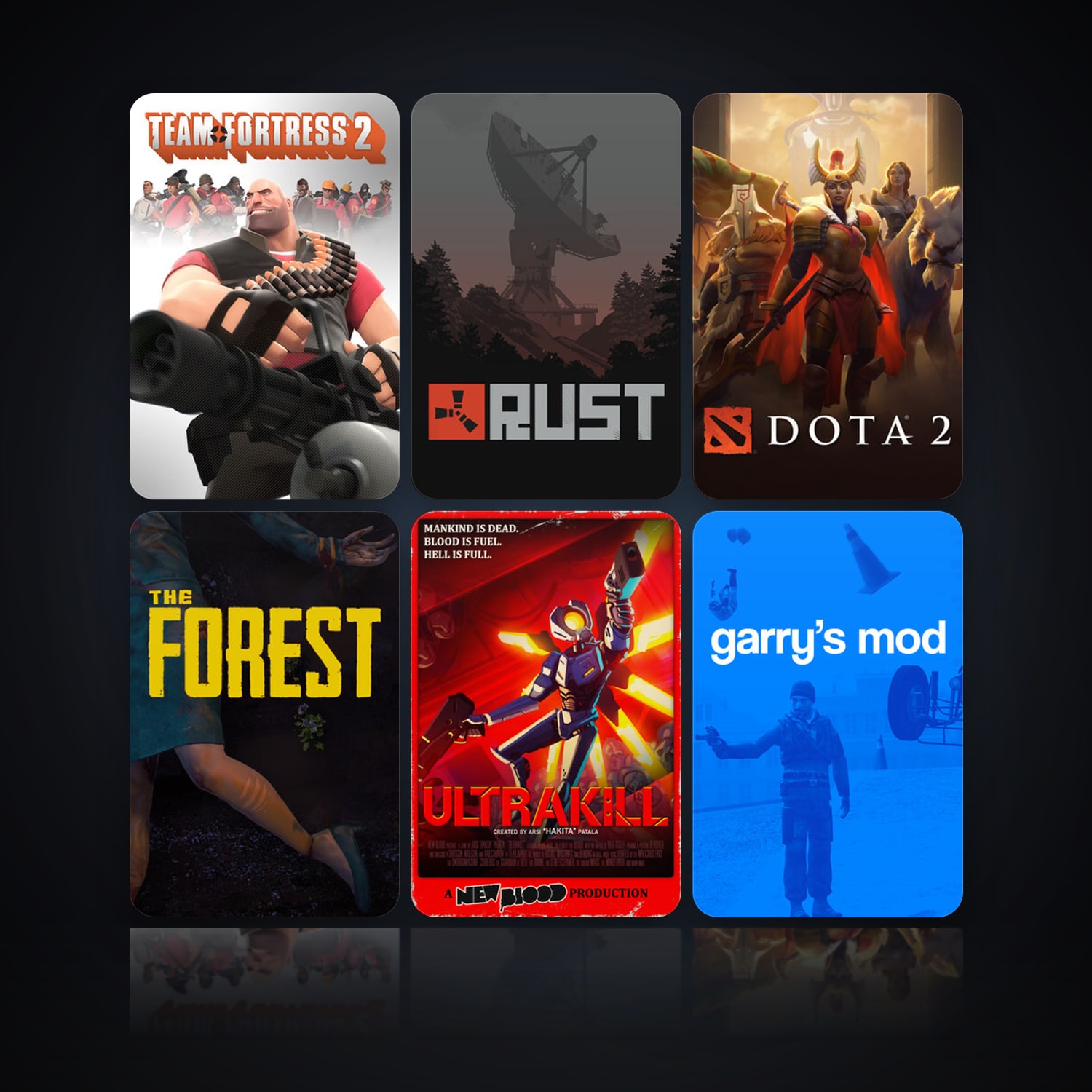Team Fortress 2 & Rust | Level 30 | 123 Games | Clean — HabibiAccounts