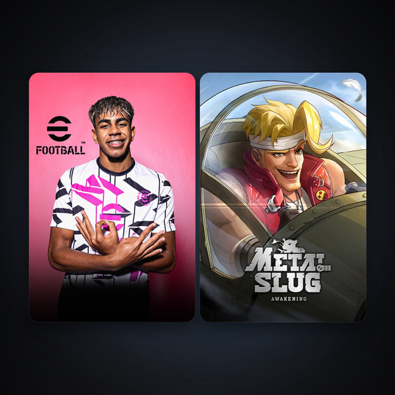 eFootball 2024 + Metal Slug: Awakening, 6 games, clean — HabibiAccounts