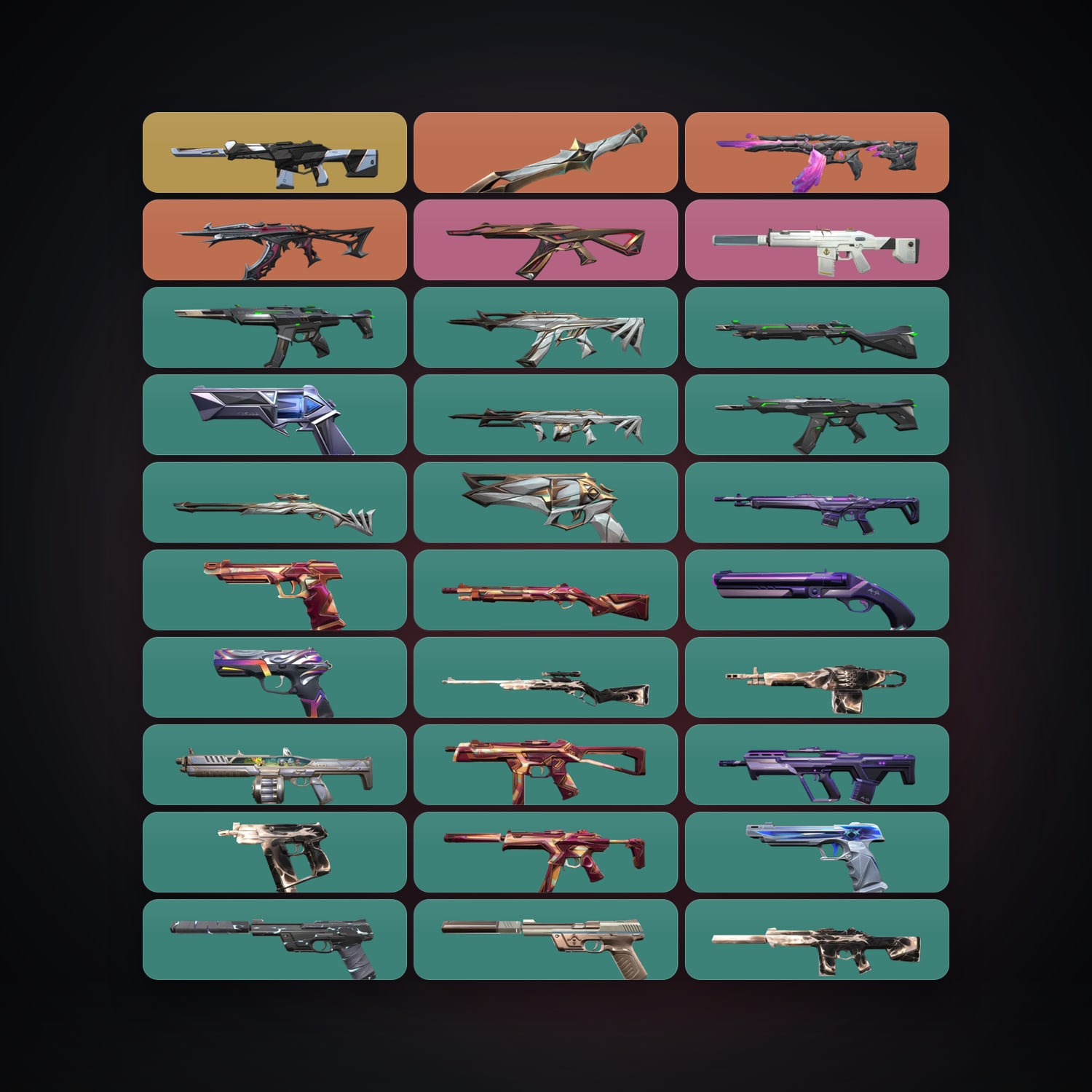 NA locker — 1 knives, 30 skins, lvl 85 — HabibiAccounts