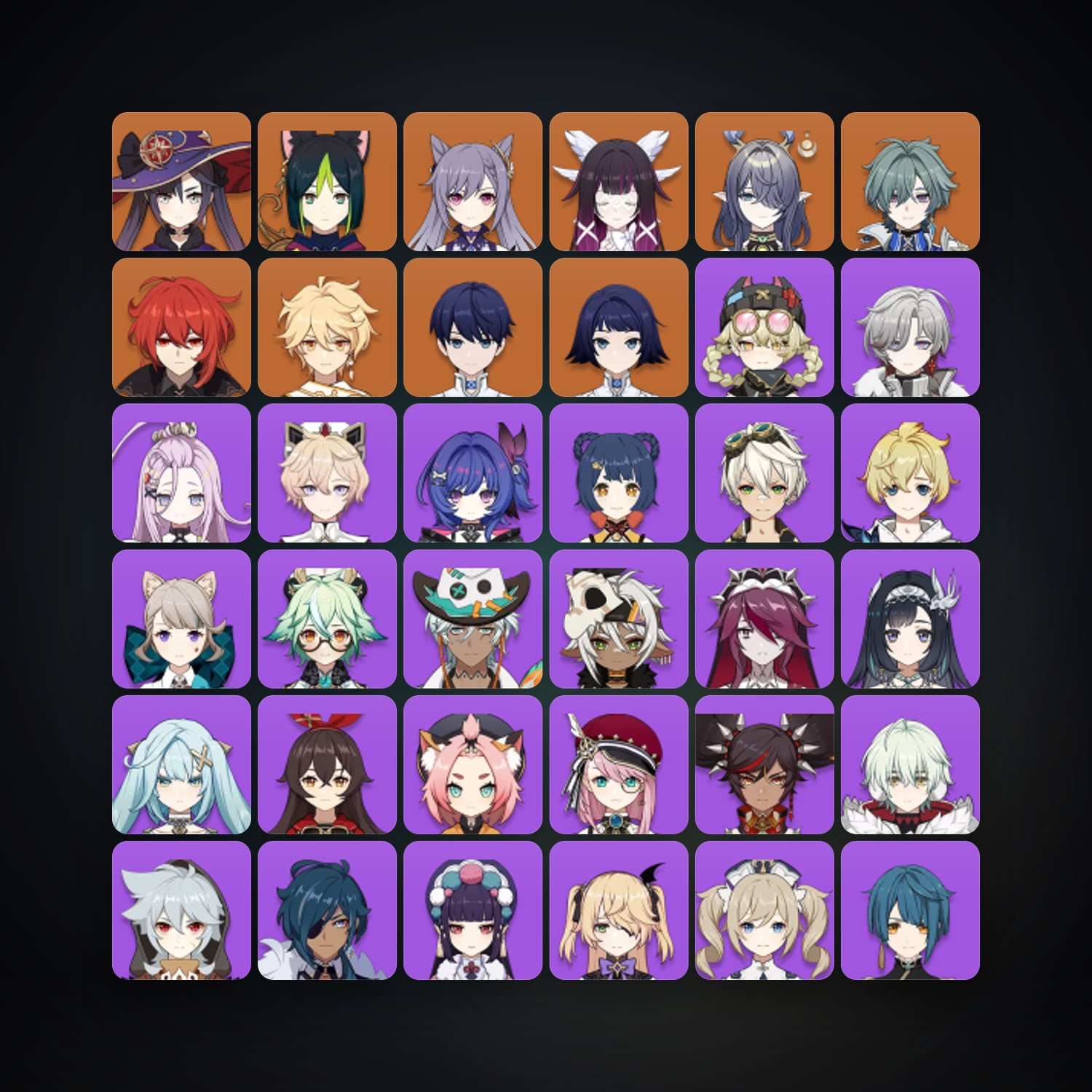 Genshin Impact | AR 56 | 44 Chars | 7× 5★ — HabibiAccounts