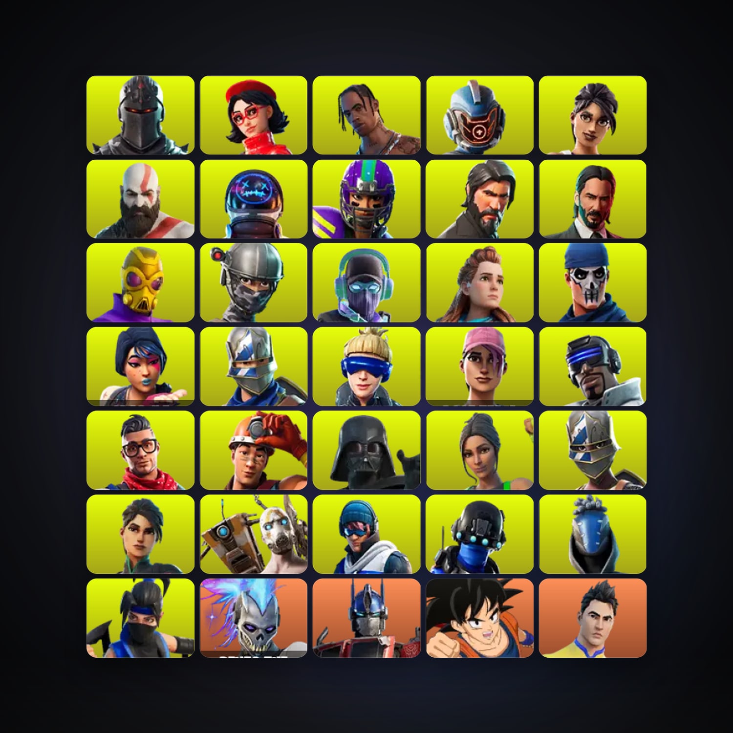 Renzo the Destroyer — Optimus Prime — 2295 skins — 19K V-Bucks — lvl 6607 — HabibiAccounts