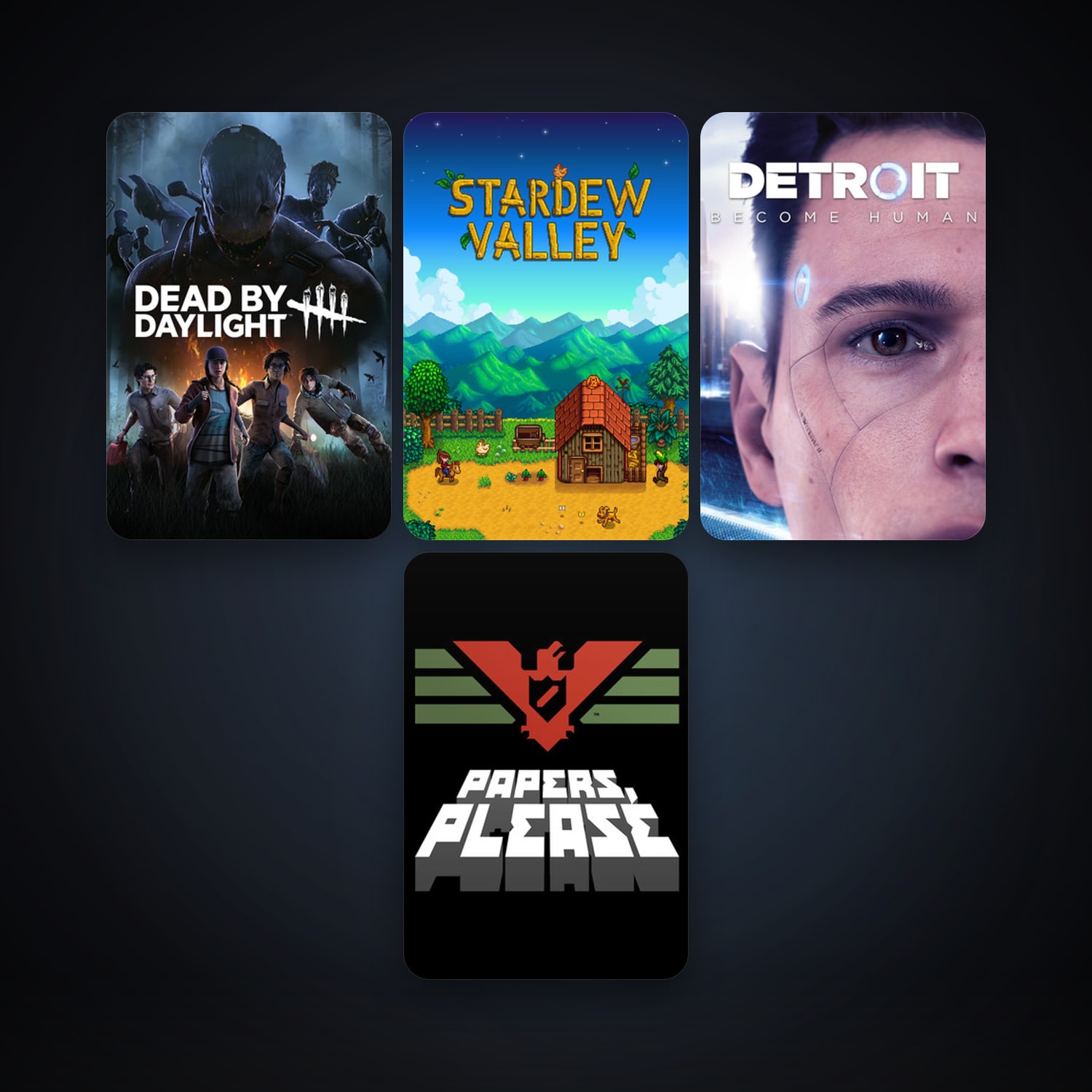 Papers, Please + Dead by Daylight, 8 games, clean — HabibiAccounts