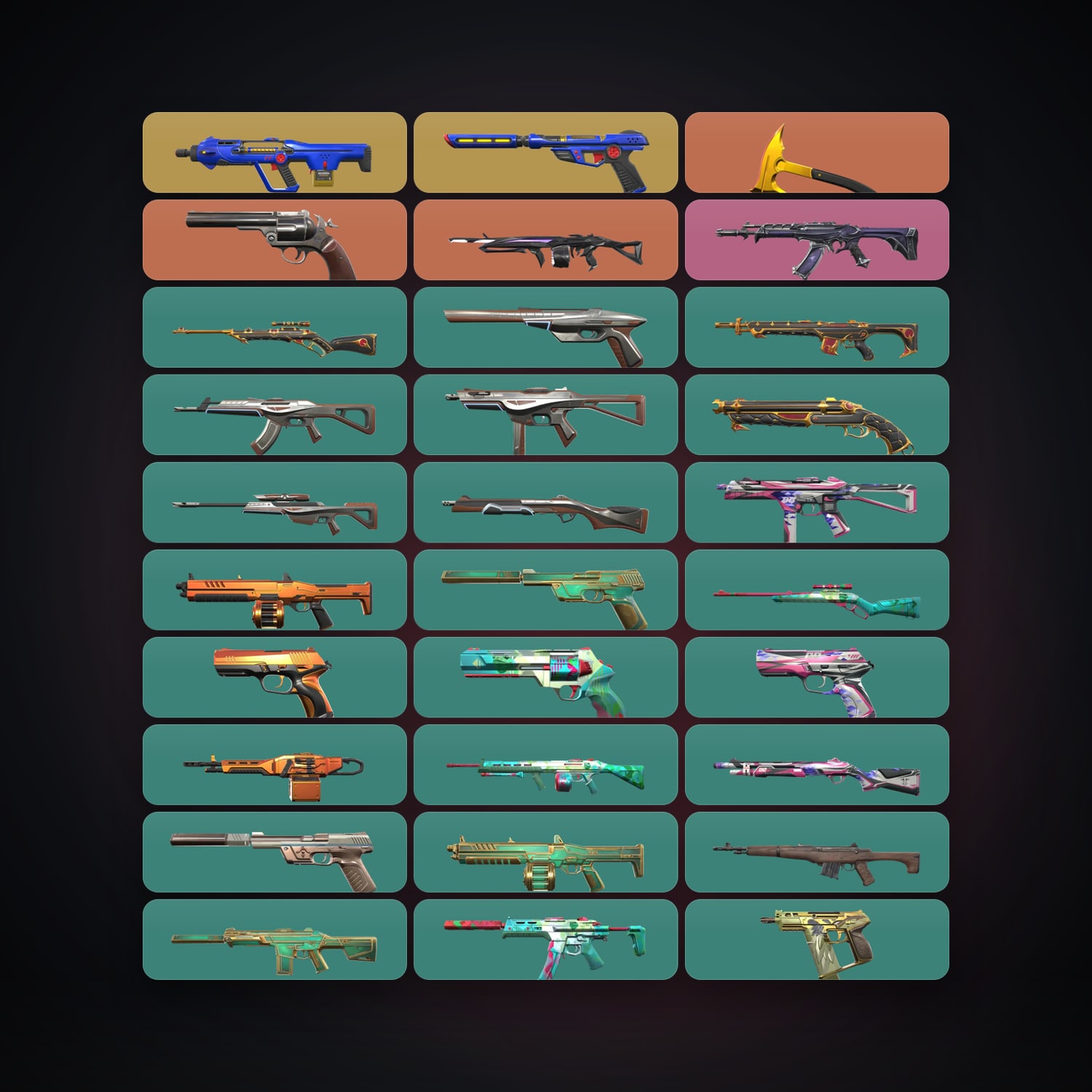 AP Diamond 1 locker — 1 knives, 30 skins, lvl 84 — HabibiAccounts